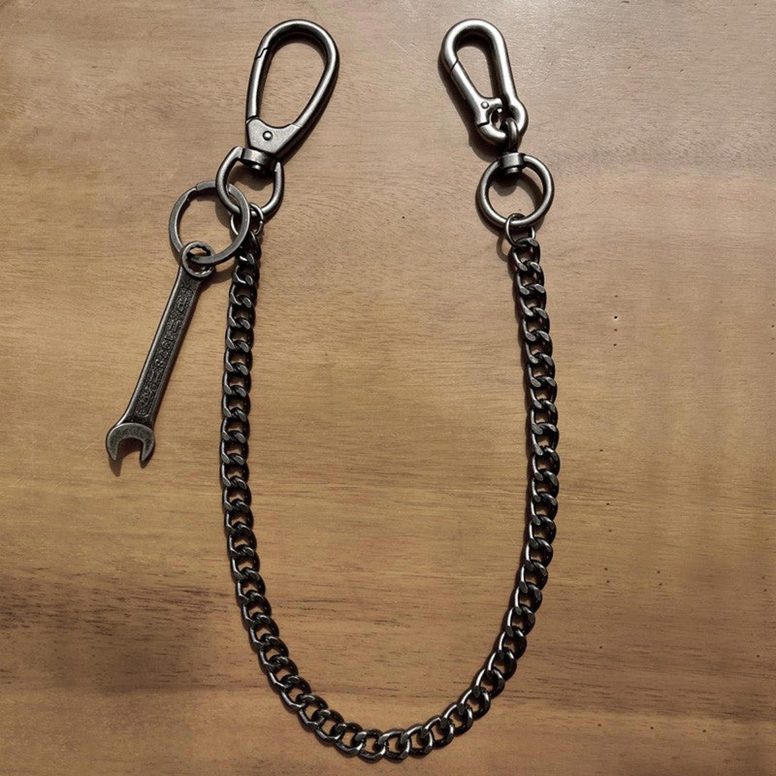 Jewelry Wrench Pendant Chain, Wallet Chain, Biker Punk Accessory Size ONE SIZE - 3 Thumbnail