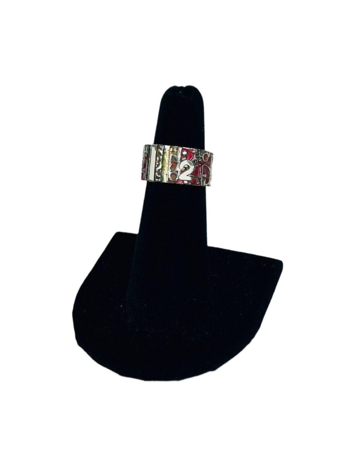 Dior Dior Red Trotter 2 Ring Size 5 Size ONE SIZE - 1 Thumbnail