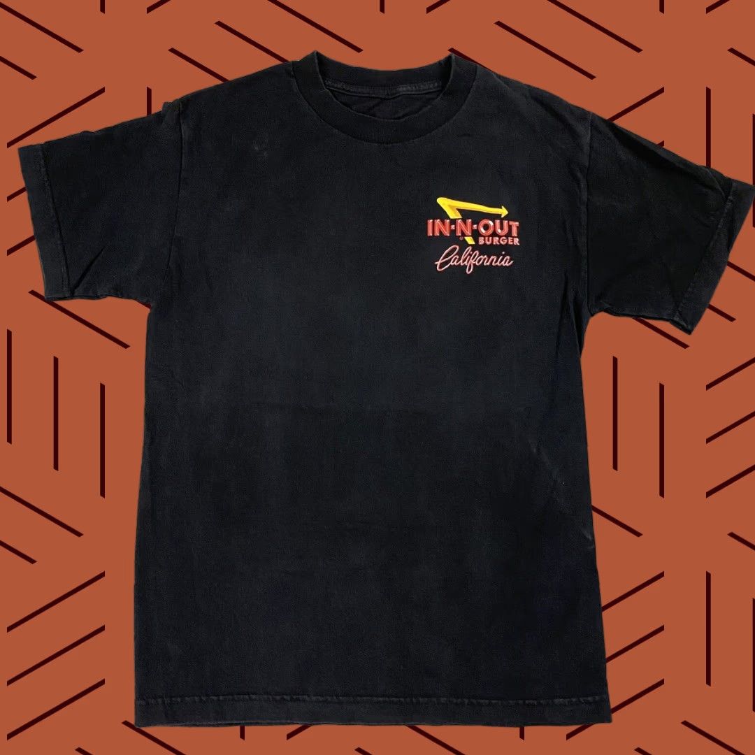 Doublet VINTAGE IN-N-OUT BURGER Shirt Adult Small Black Double-Sided Graphic Logo 50s California Mens Size US S / EU 44-46 / 1 - 1 Thumbnail