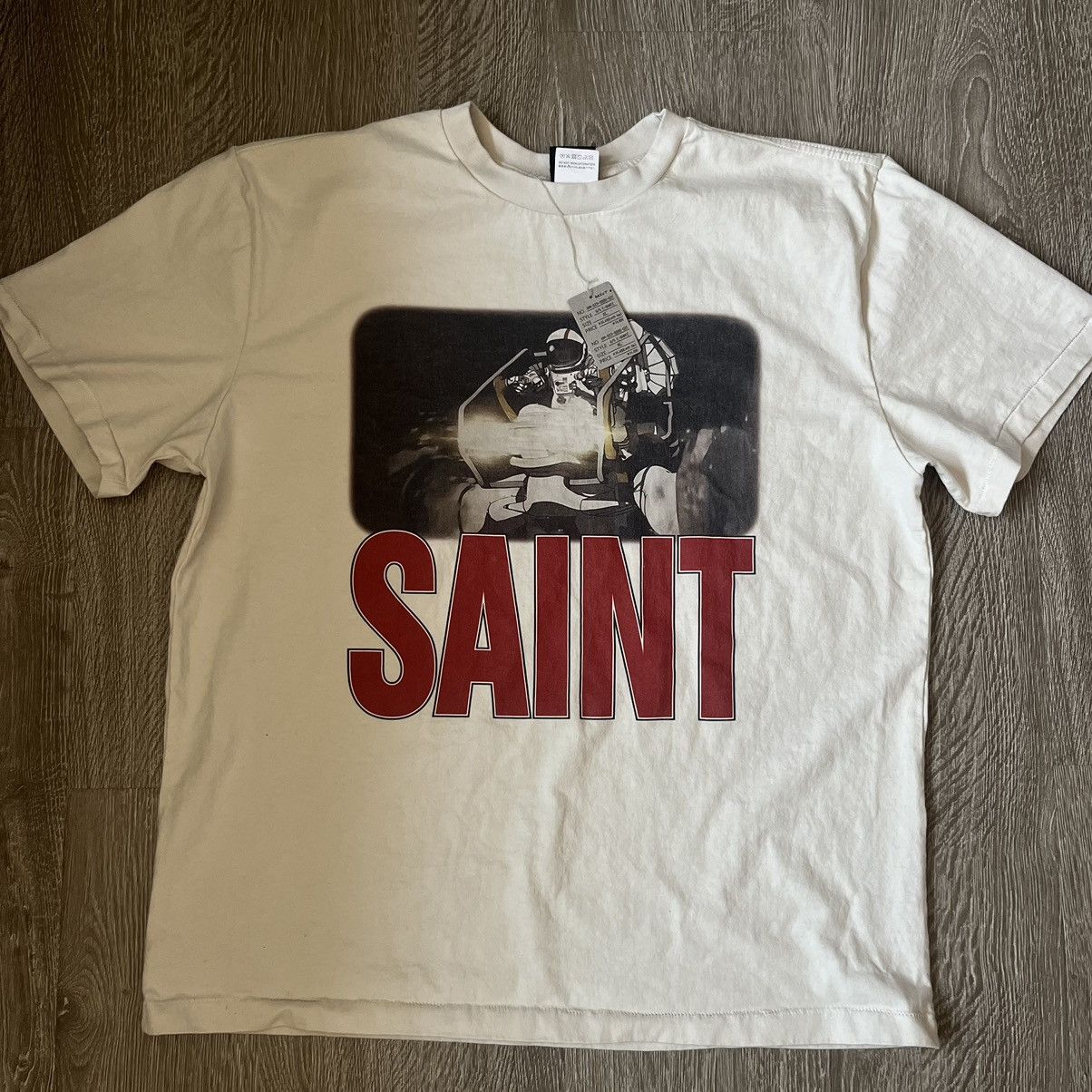 image of Saint Michael Freedom Project Anime Tee in White, Men's (Size XL)