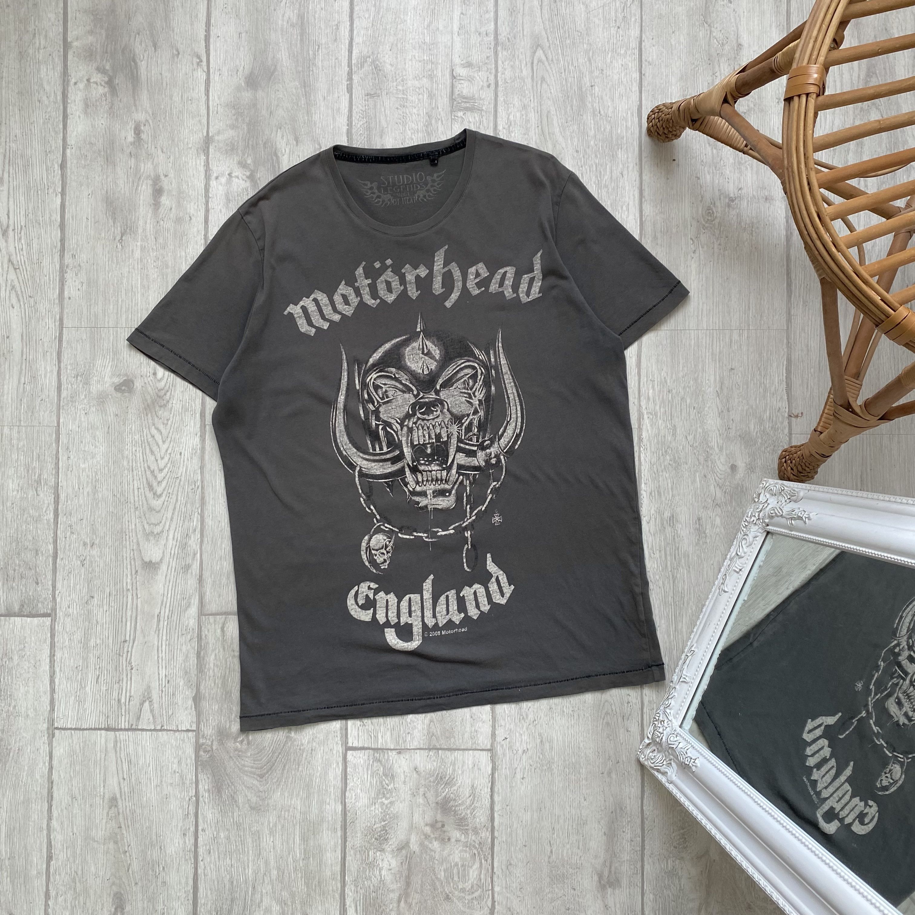 Band Tees 🎸 Vintage Motörhead Rock Band Tee England tour \ acdc Size US L / EU 52-54 / 3 - 1 Thumbnail