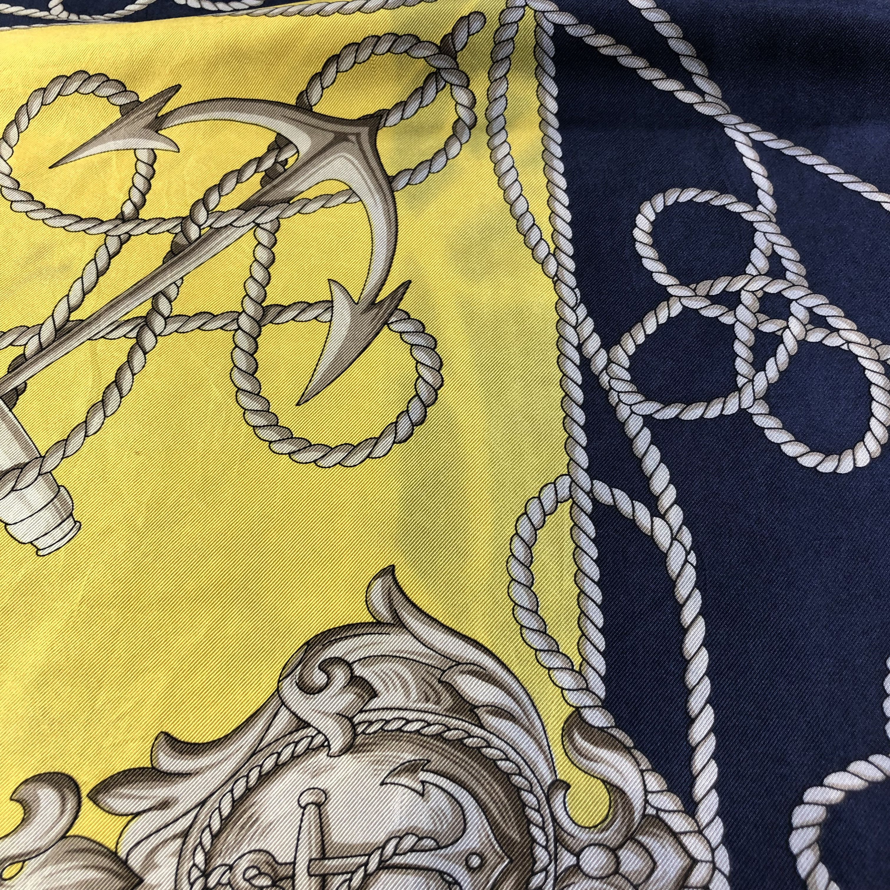 Japanese Brand Vintage Art of Silk Luxury Silk Scarf M569 Size ONE SIZE - 13 Thumbnail