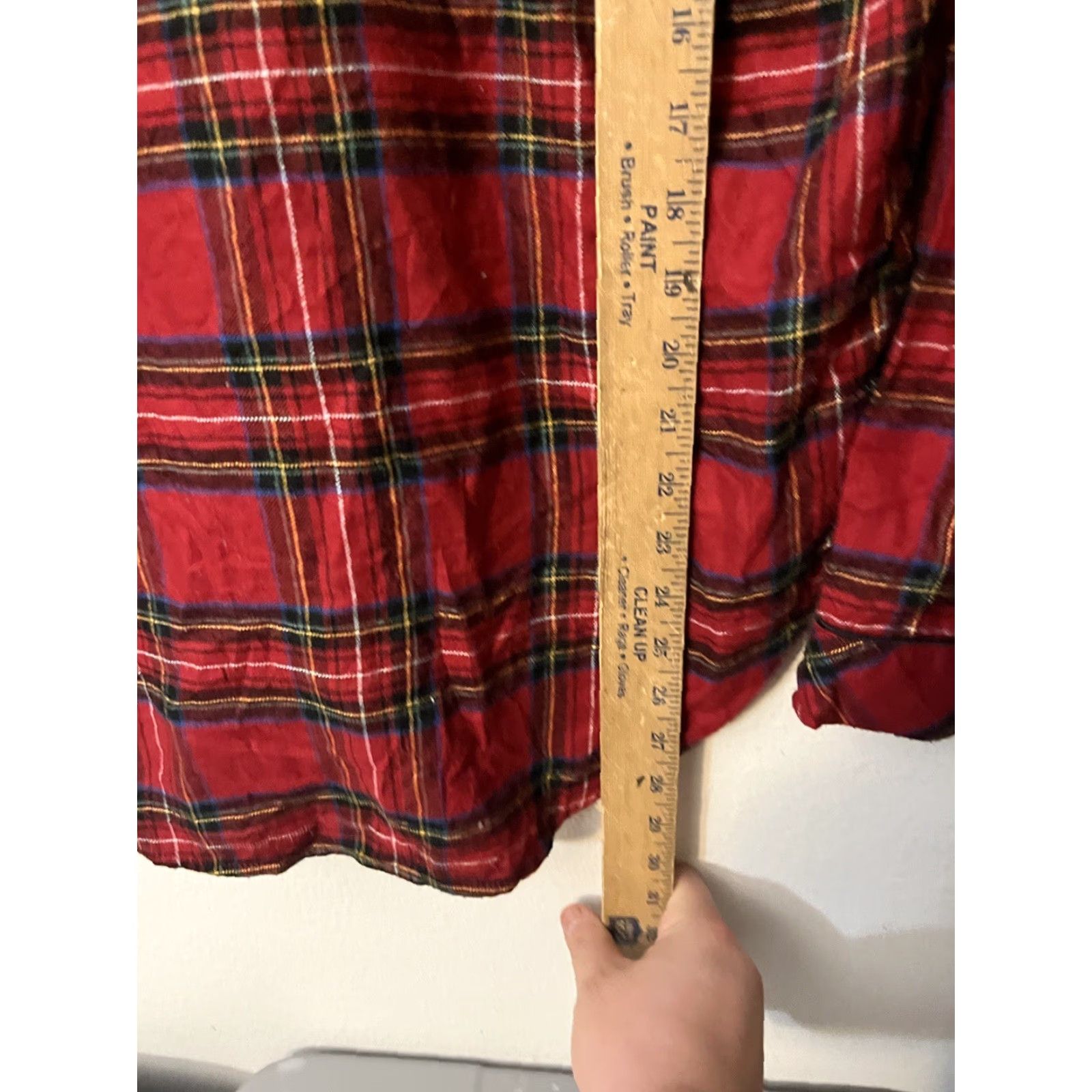 Abercrombie & Fitch Abercrombie & Fitch Womens Flannel Sleepwear Plaid Long Sleeve Pajama Shirt S Size S / US 4 / IT 40 - 4 Thumbnail