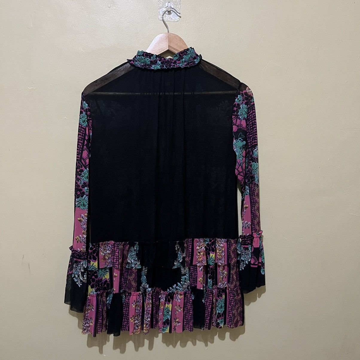 Vivienne Tam VIVIENNE TAM - MESH BIRD AND FLORAL DRESS Size XS / US 0-2 / IT 36-38 - 2 Thumbnail