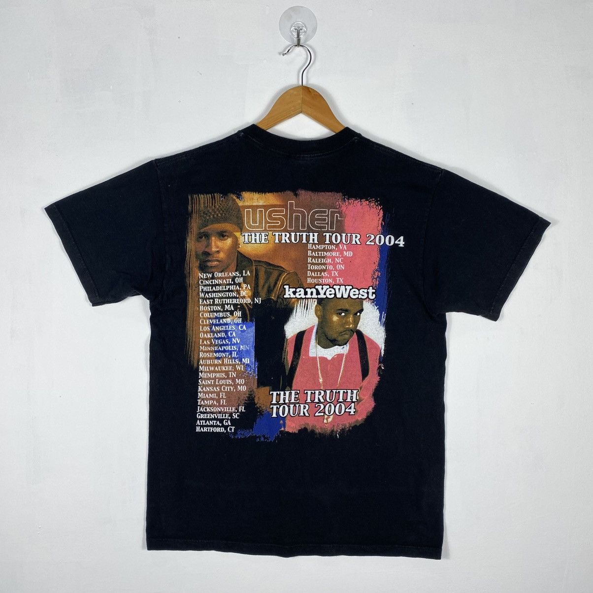 Rap Tees × Vintage Vintage USHER The Truth Tour 2004 Rap Tee Kanye West Size US L / EU 52-54 / 3 - 7 Thumbnail