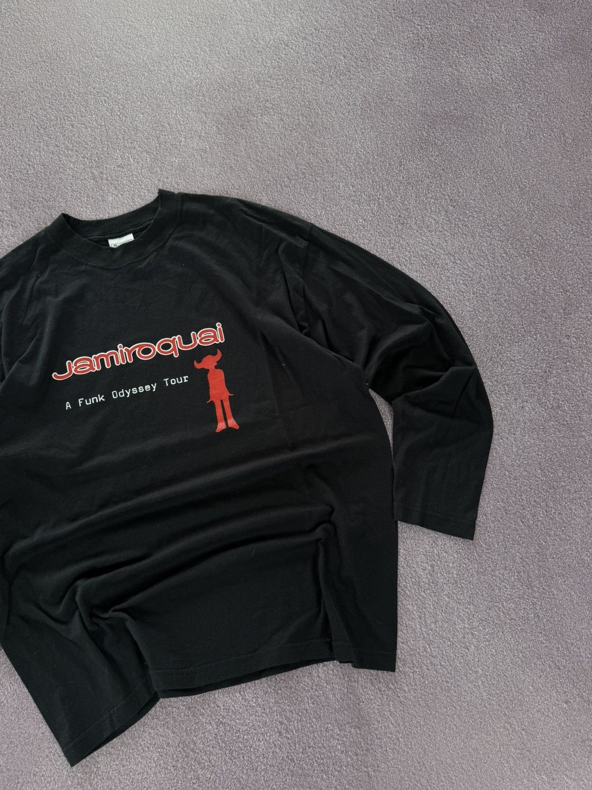 Band Tees Vintage 2002 Jamiroquai A Funk Odyssey Tour T Shirt Rare Size US XL / EU 56 / 4 - 6 Thumbnail
