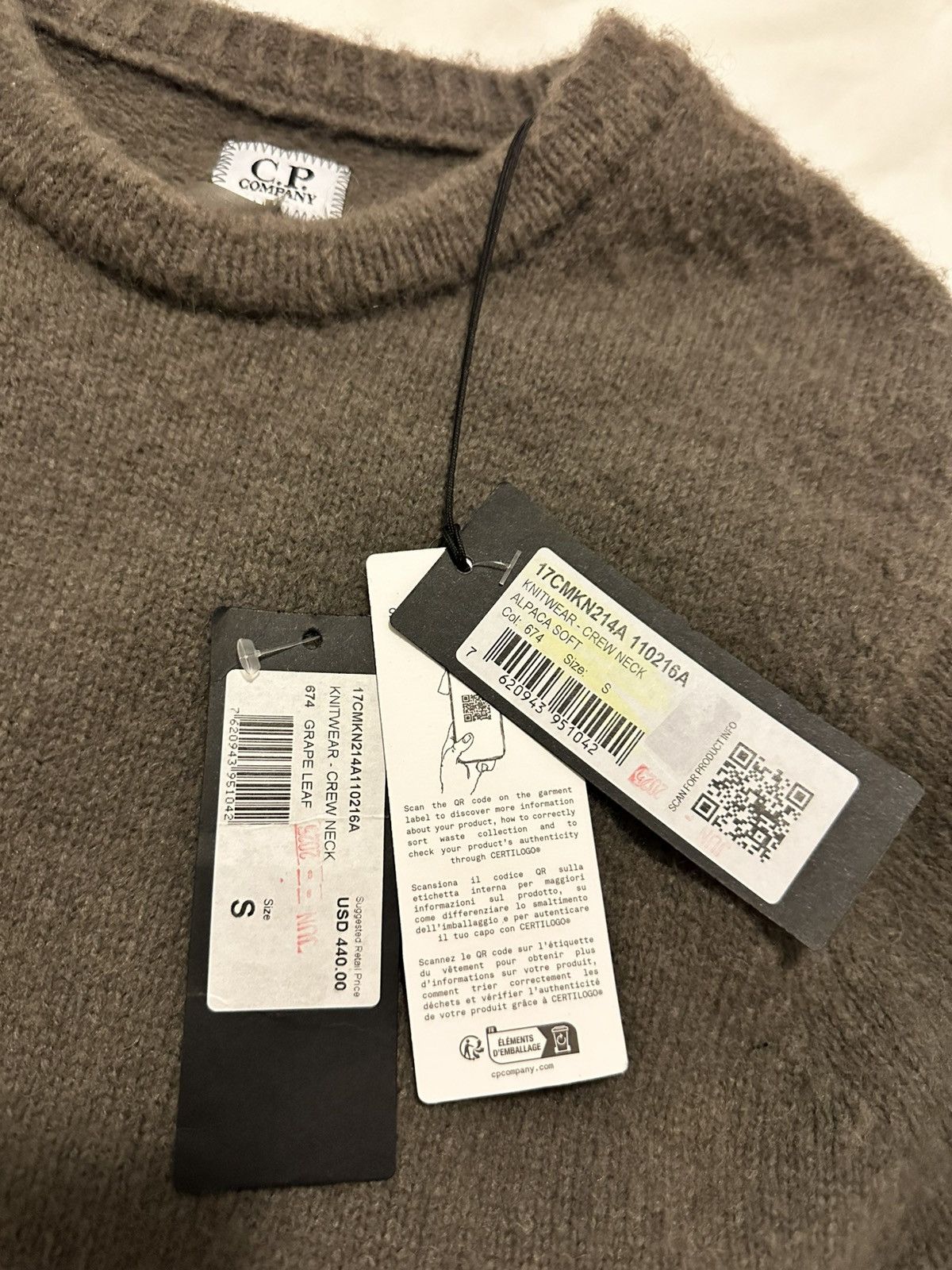 C.P. Company CP Company Alpaca sweater Size US S / EU 44-46 / 1 - 7 Thumbnail