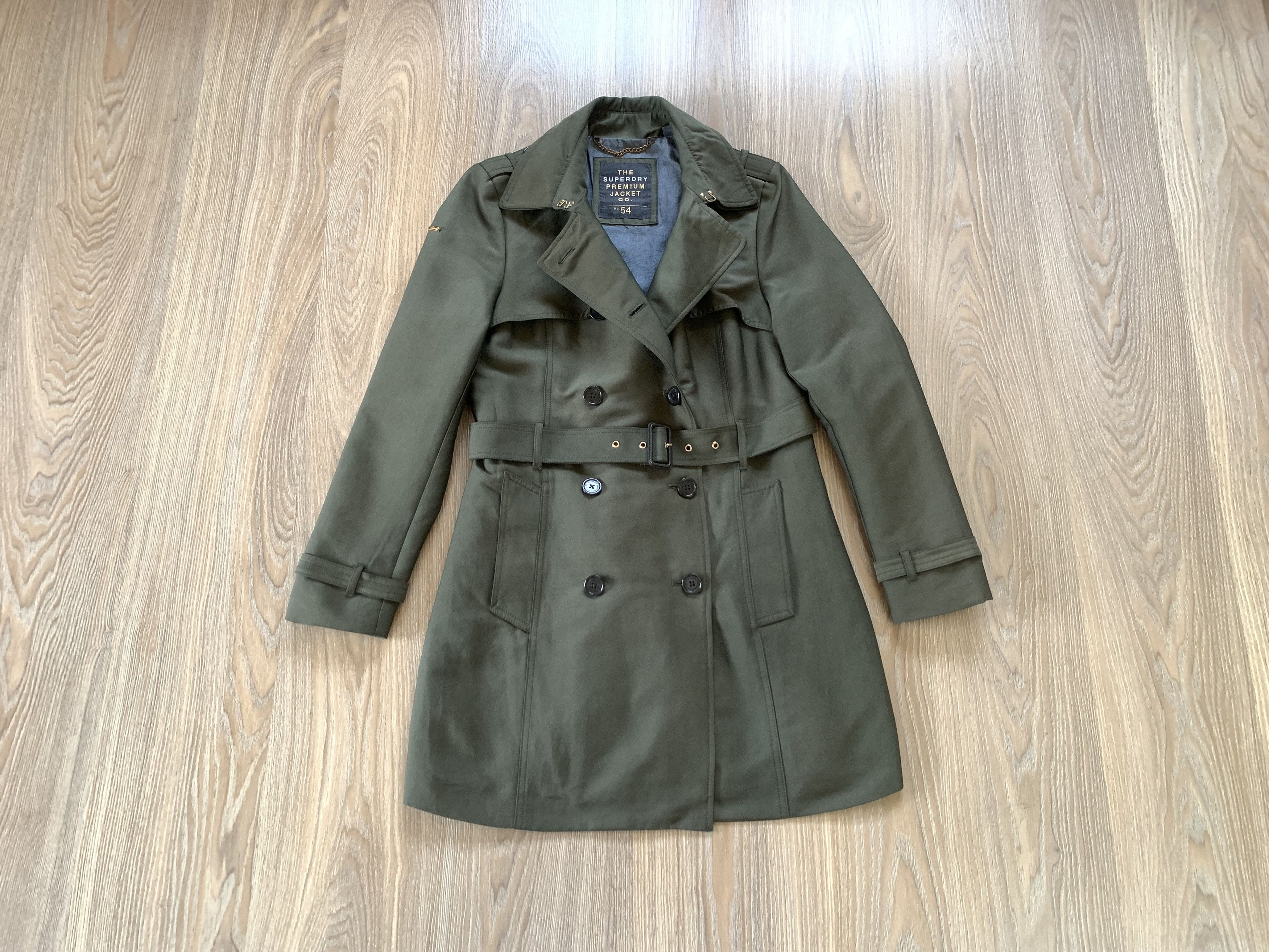 Superdry The Superdry Premium Womens Trench Coat Belted Jacket Size M / US 6-8 / IT 42-44 - 1 Thumbnail