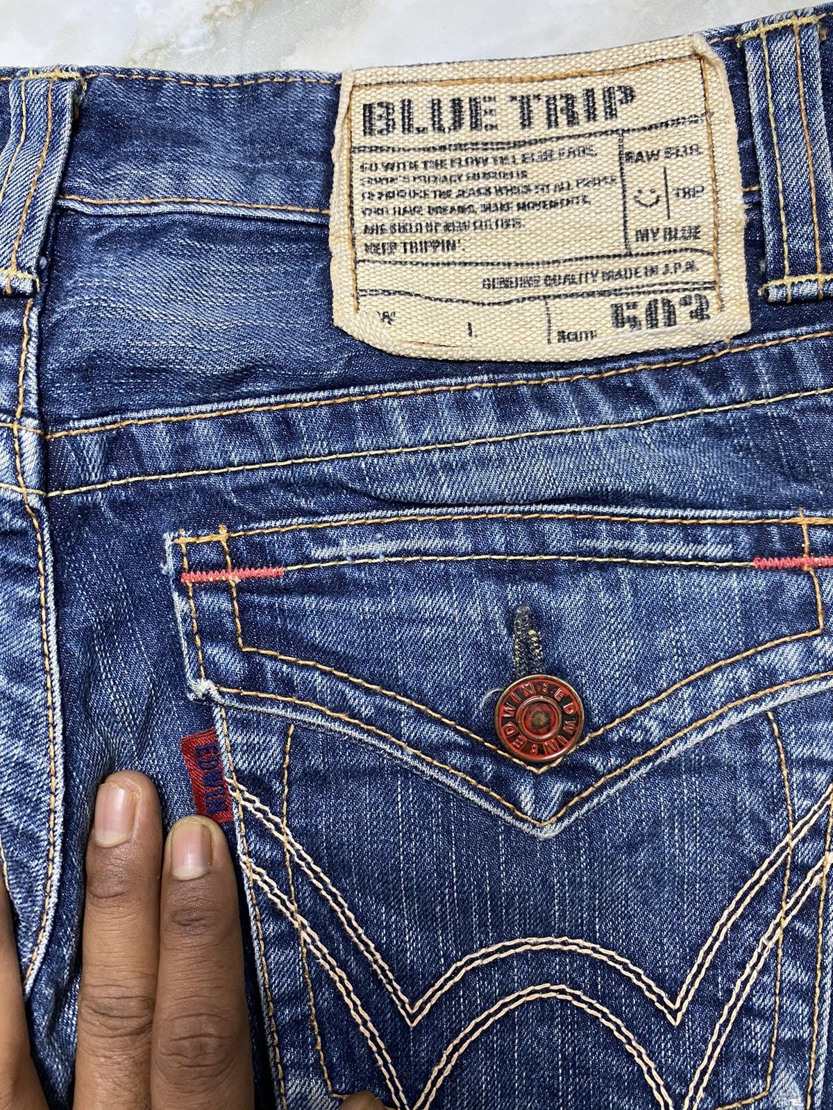 Edwin ⚡️ Edwin 503 Jeans x Blue Trip Pants Size US 31 - 20 Thumbnail