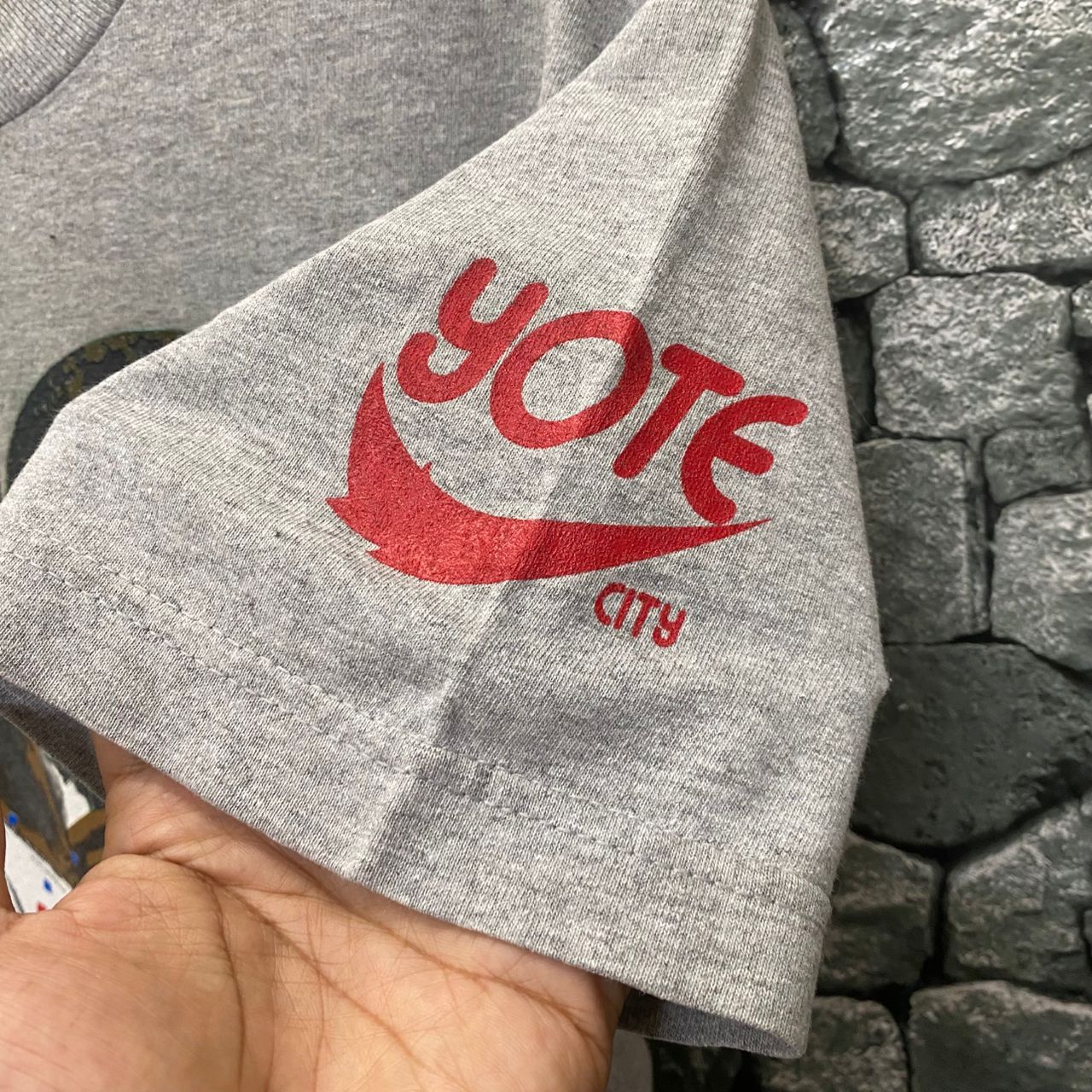 Japanese Brand Vintage Yoke City Chips We Get M Tshit Size US M / EU 48-50 / 2 - 3 Thumbnail
