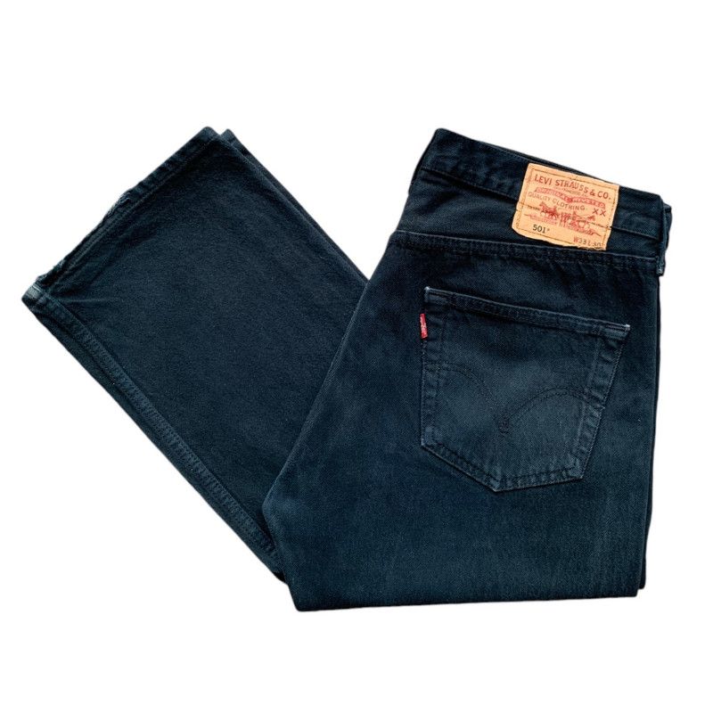 Levi's Vintage straight fit black jeans - Levi's 501 Size US 28 / EU 44 - 3 Thumbnail