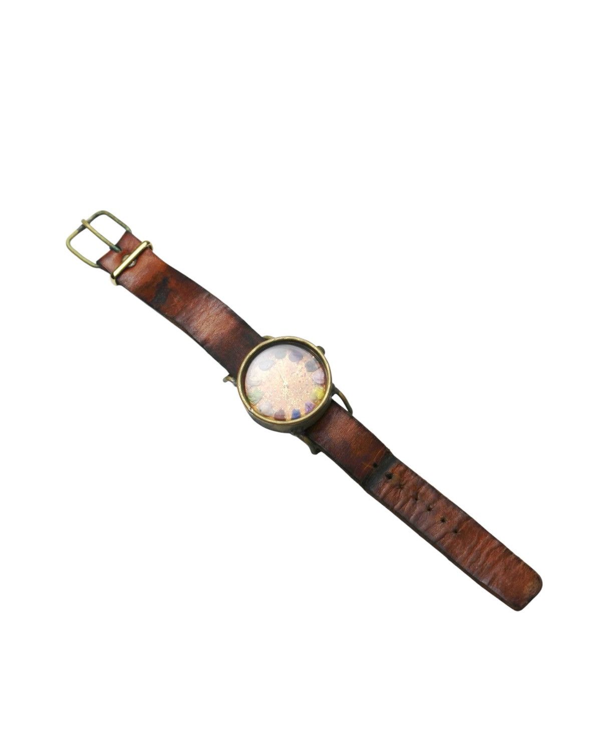 Vintage 2000S JAPANESE HANDMADE YARN BALL WATCH EMBROIDERY DIAL ART Size ONE SIZE - 4 Thumbnail