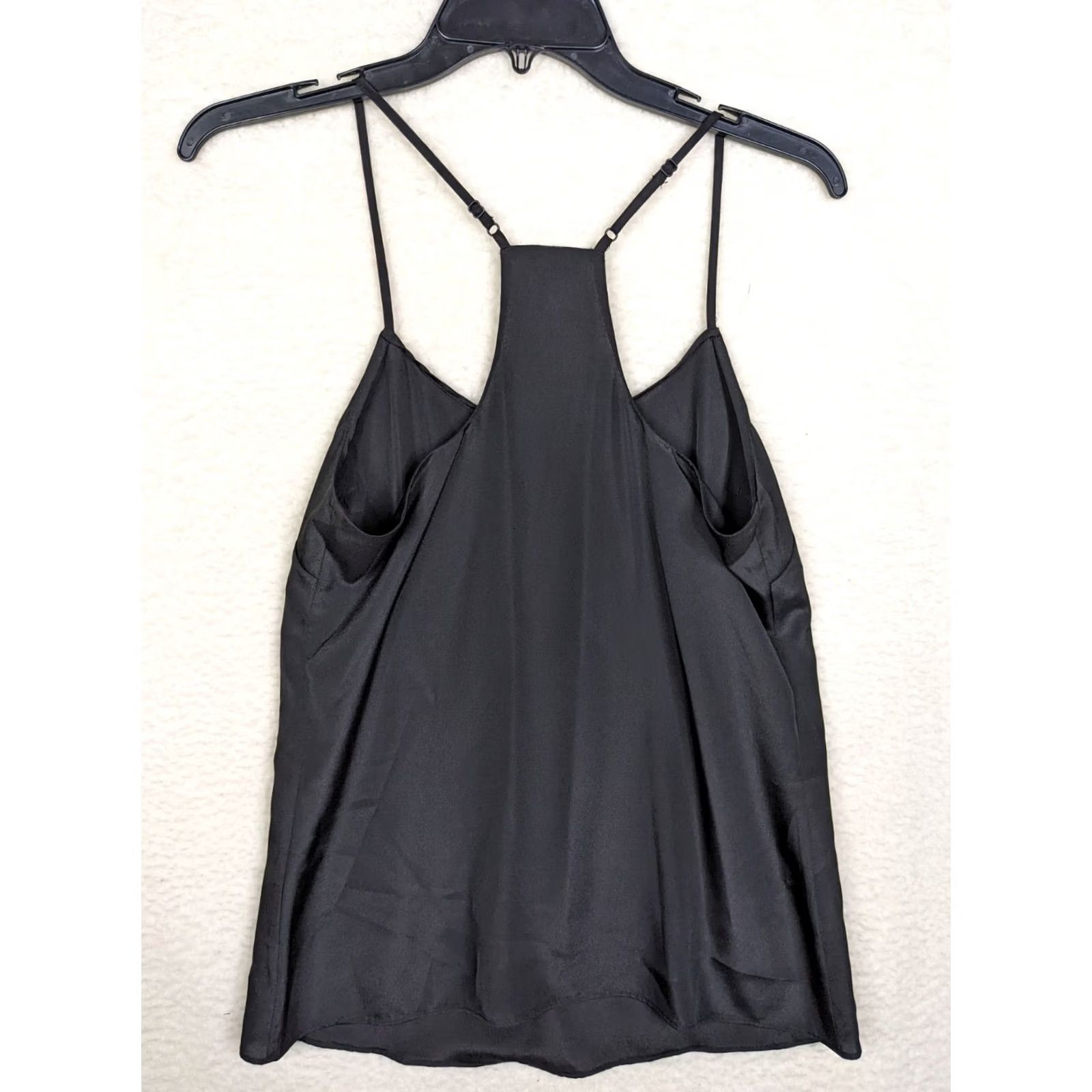 J.Crew J.Crew Women's Tank Top Sleeveless Black Casual Size 2 Racerback V-Neck Shirt Regular Adult Womens Tank Top Black Size XS / US 0-2 / IT 36-38 - 2 Thumbnail