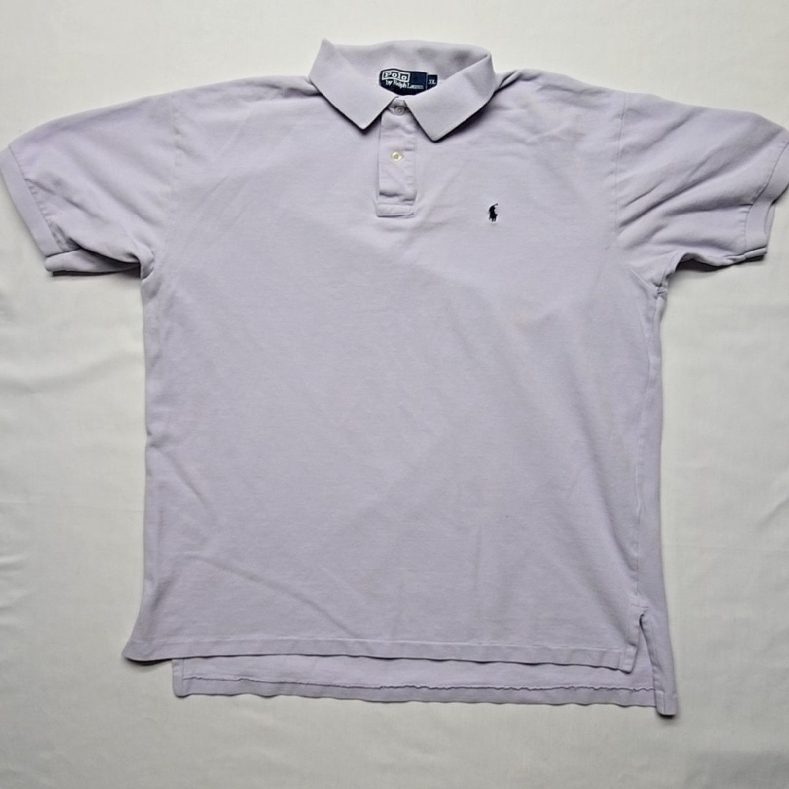 Polo Ralph Lauren Polo Ralph Lauren Mens Polo Lavender Purple Cotton XL Shirt Size US XL / EU 56 / 4 - 1 Thumbnail