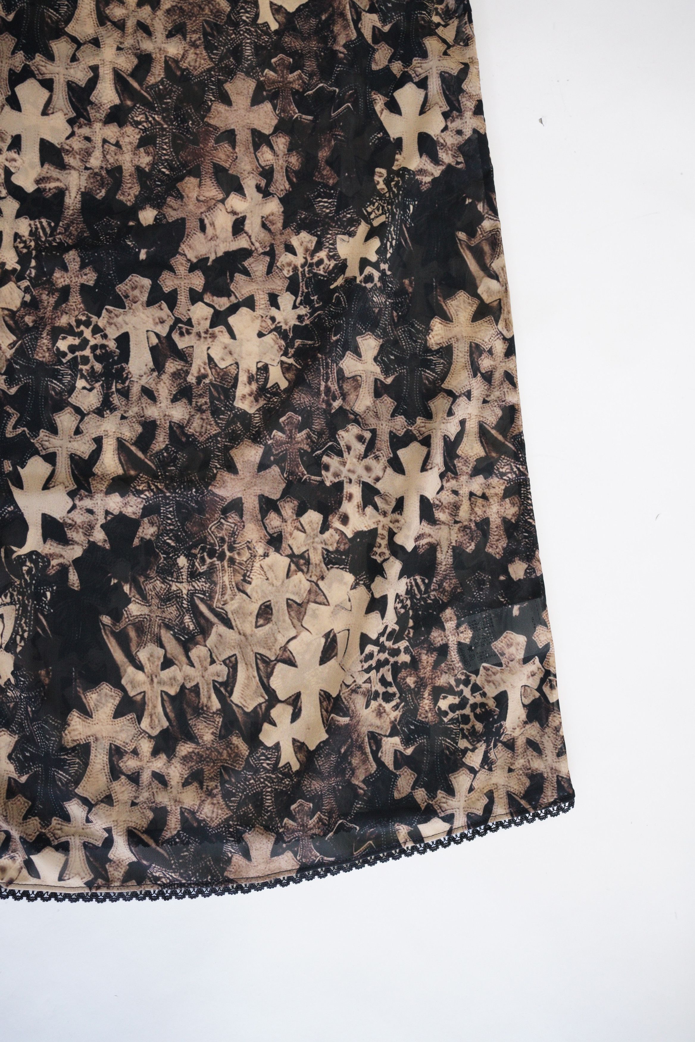 Chrome Hearts Chrome Hearts Waterfall Cross Print Sheer Mesh Dress Size M / US 6-8 / IT 42-44 - 4 Thumbnail