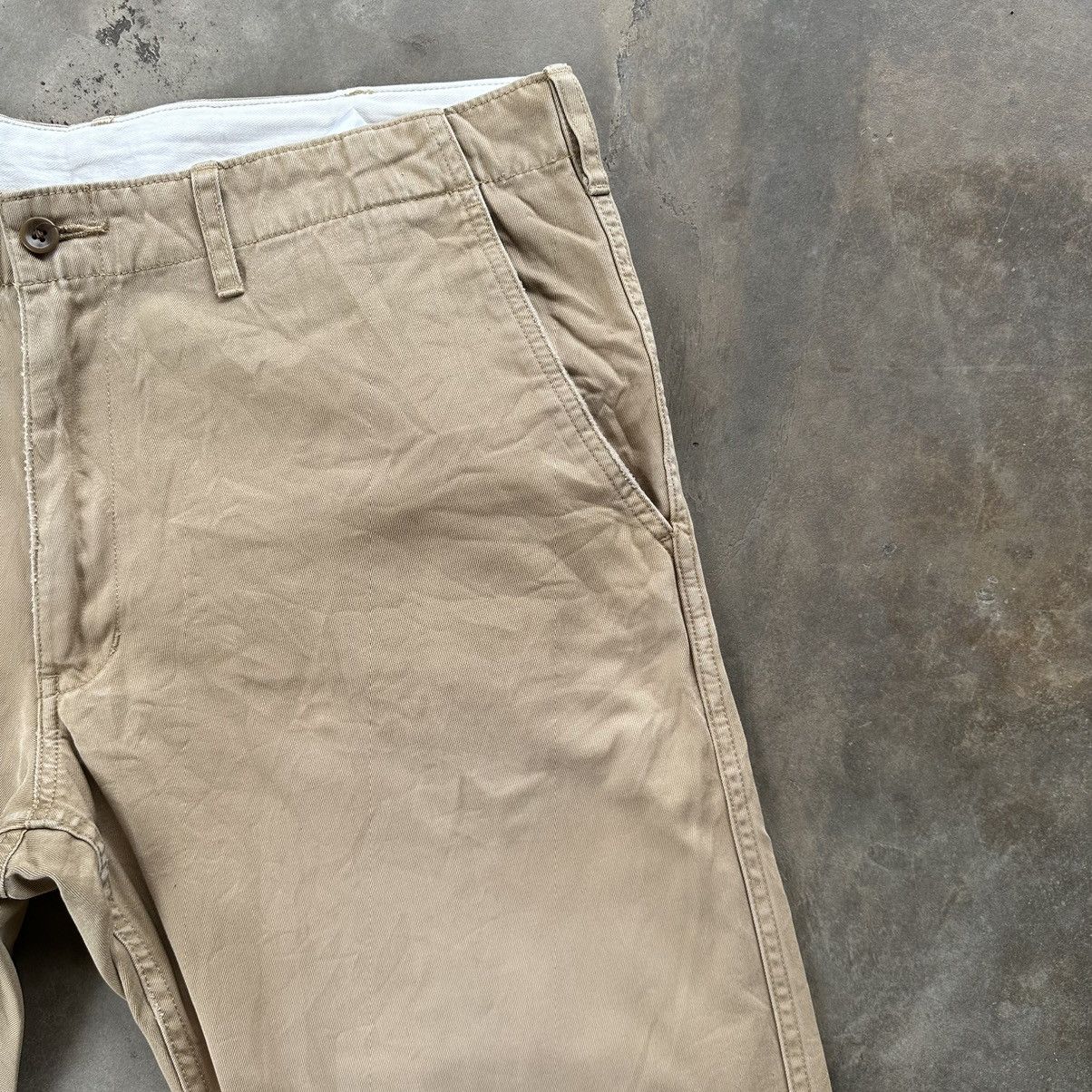 Japanese Brand Vintage Uniqlo Japan Light Khaki Trousers Pants Size US 35 - 3 Thumbnail