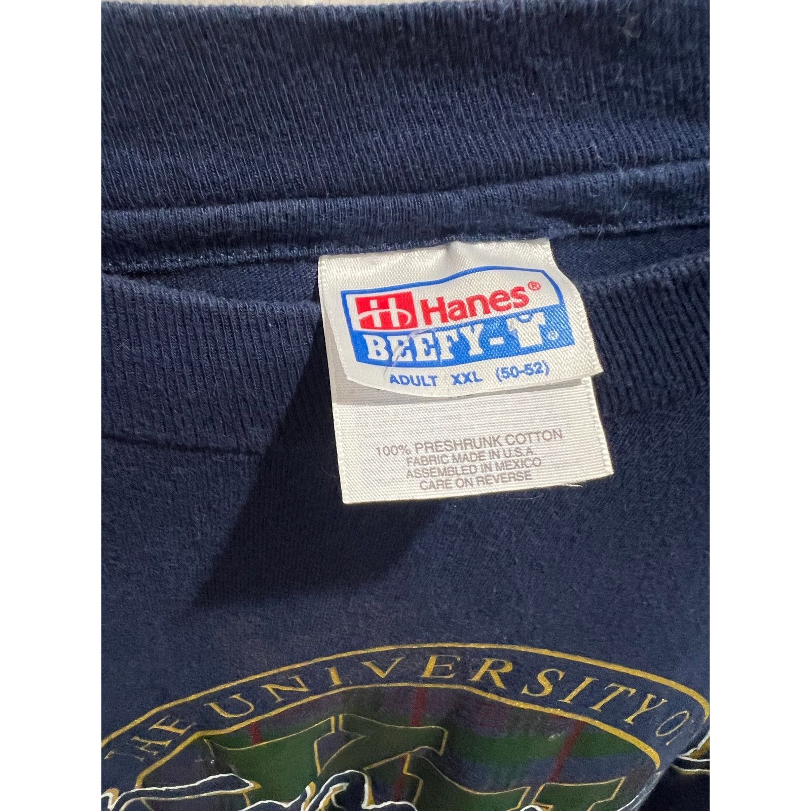 Hanes Vintage University of Kansas KU T-Shirt XXL Hanes Size US XL / EU 56 / 4 - 3 Thumbnail