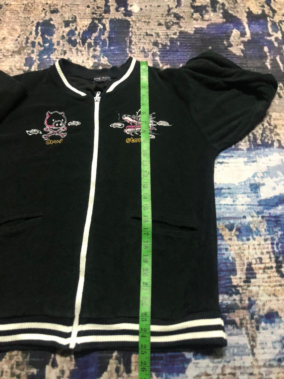 Japanese Brand Drug Store Sukajan Velvet Sweater Embroidered Print Size US M / EU 48-50 / 2 - 15 Thumbnail