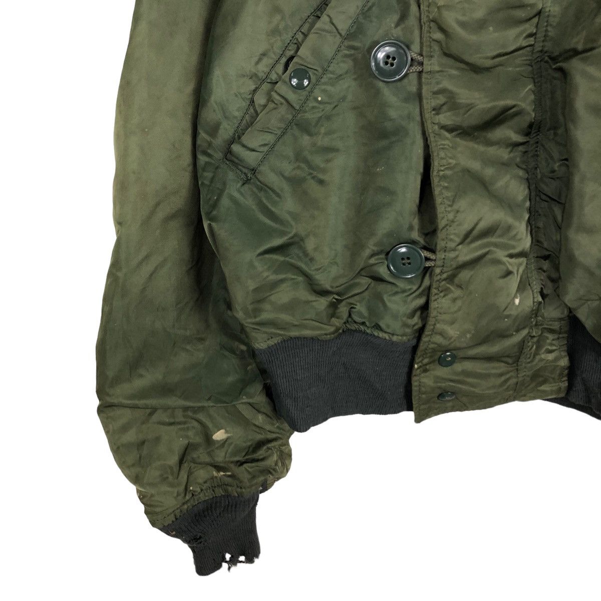 Vintage 🔥Vintage Bomber Jacket Alpha Industries USA Mink Fur Hoodie Size US M / EU 48-50 / 2 - 4 Thumbnail