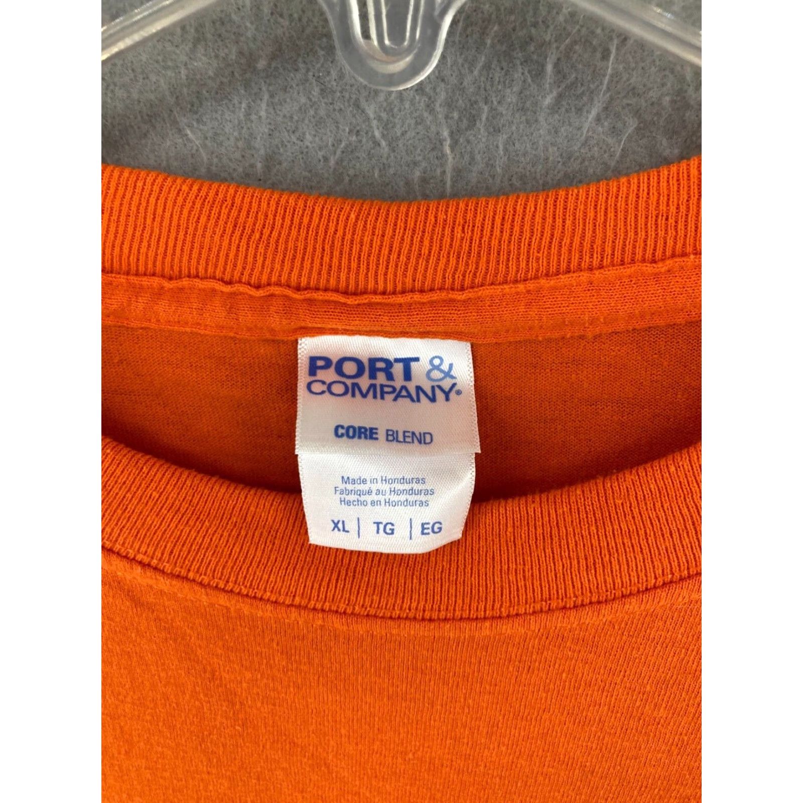 Port & Company Cheetos Mac N Cheese Mens Promo TShirt XL Orange Logo Size US XL / EU 56 / 4 - 5 Thumbnail