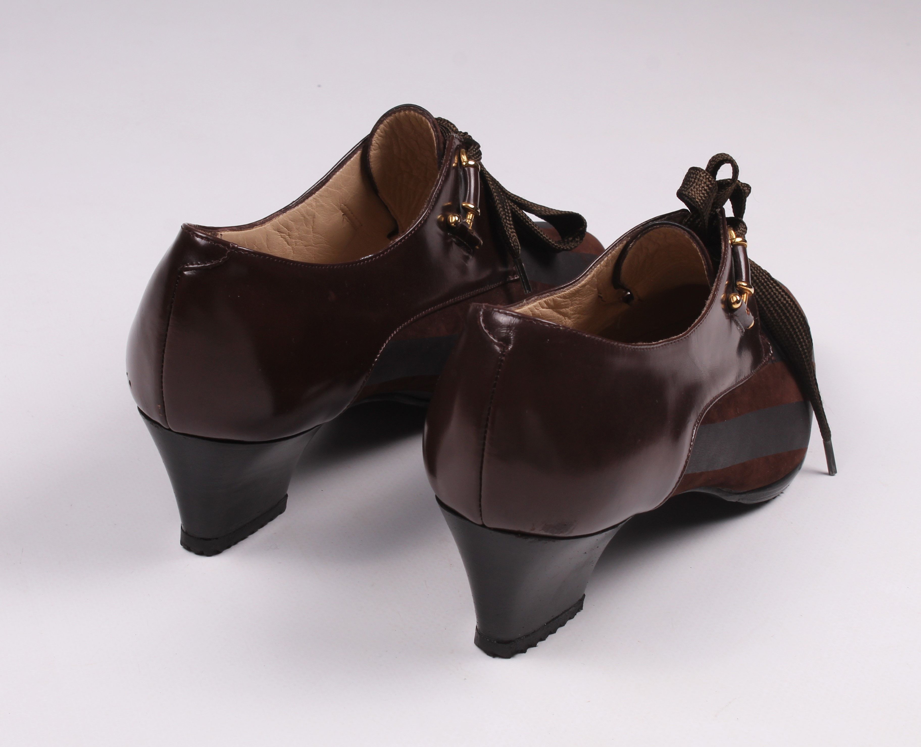 Bally × Vintage Vintage Bally 70's Striped Hells Pumps Size US 6.5 / IT 36.5 - 6 Thumbnail