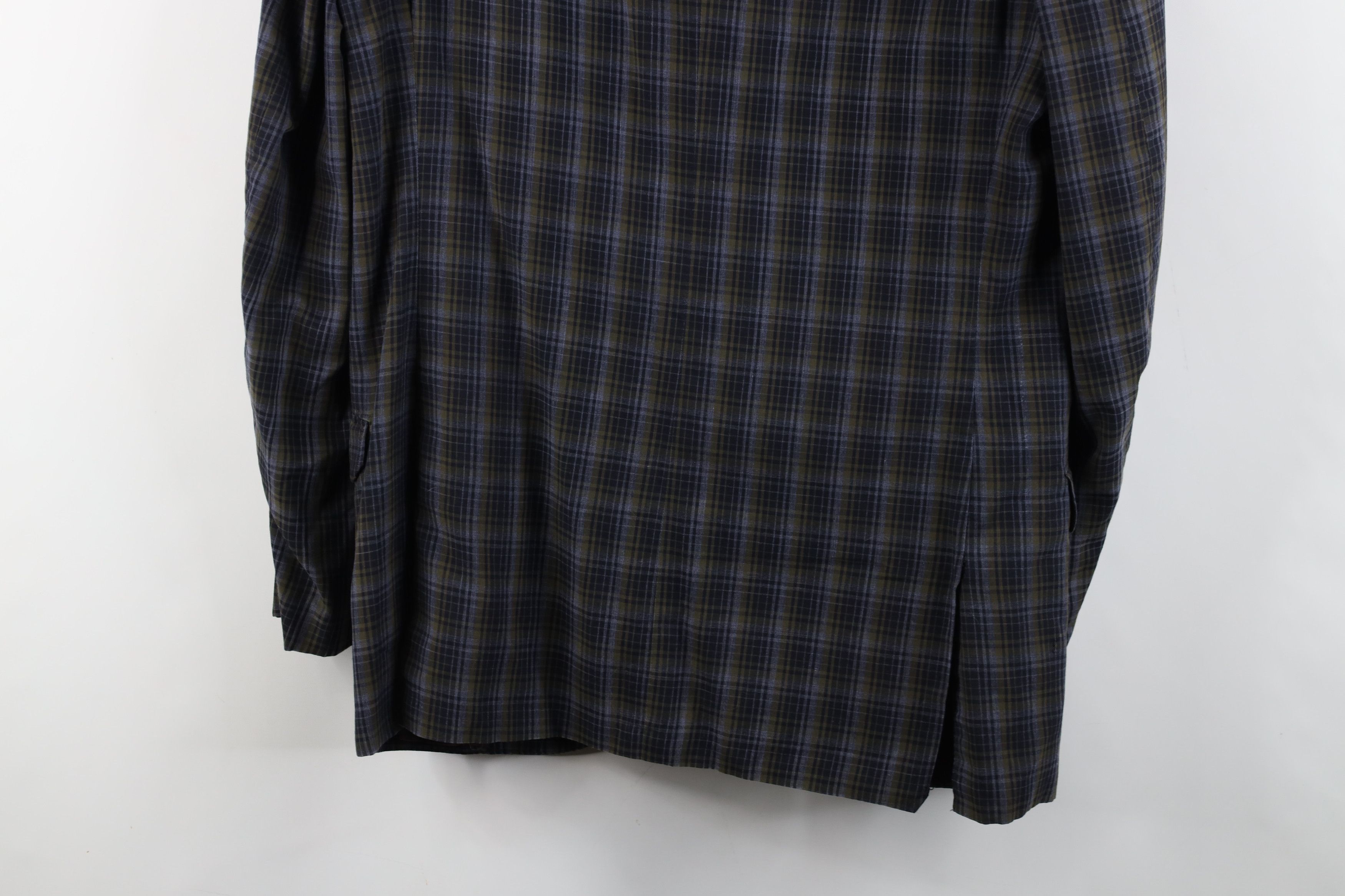 Vintage Vintage 50s 60s Rockabilly Blazer Suit Coat Jacket Plaid USA Size US M / EU 48-50 / 2 - 16 Thumbnail