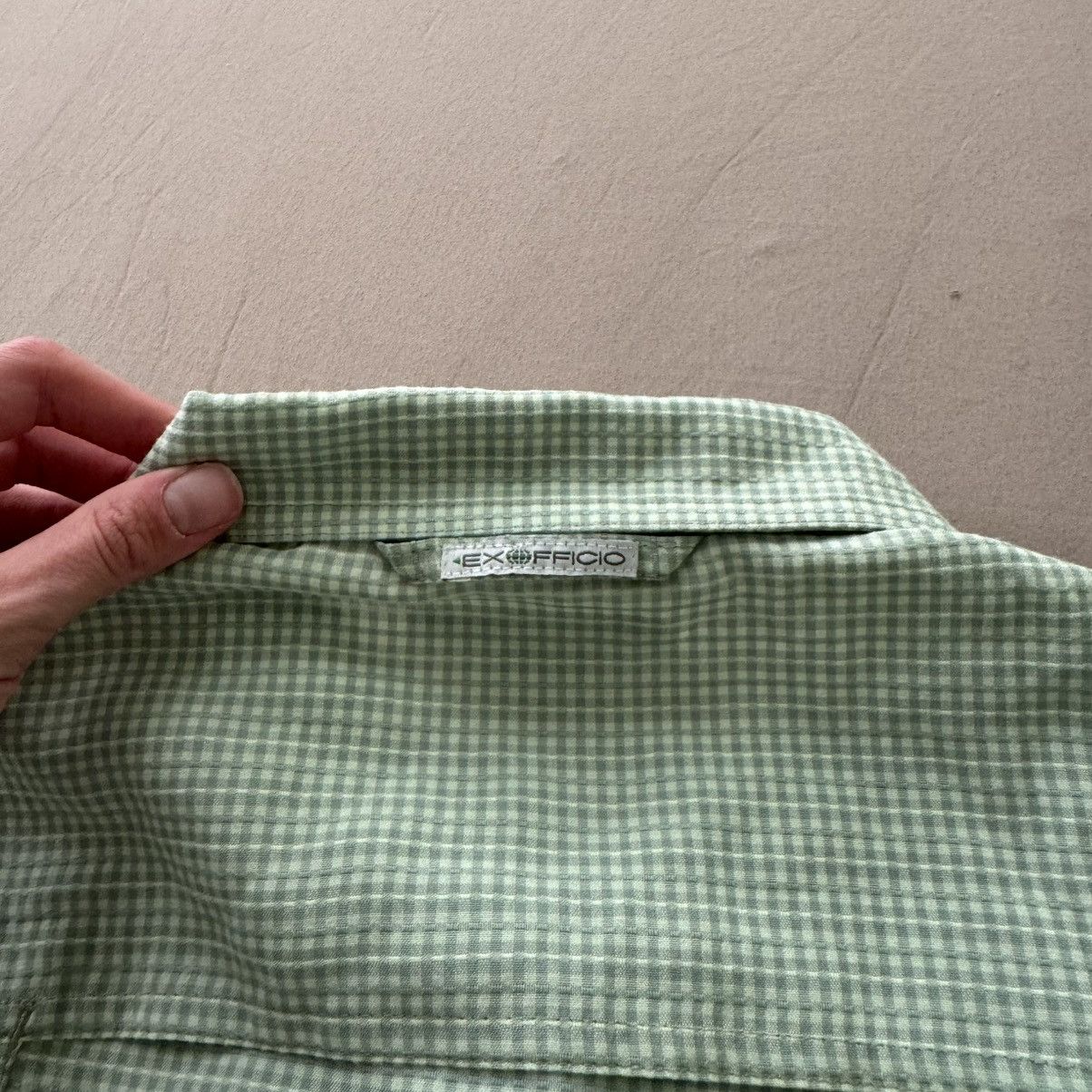 ExOfficio × Vintage Exofficio Corsico Gauze Check Short-Sleeve Shirt Size M / US 6-8 / IT 42-44 - 6 Thumbnail