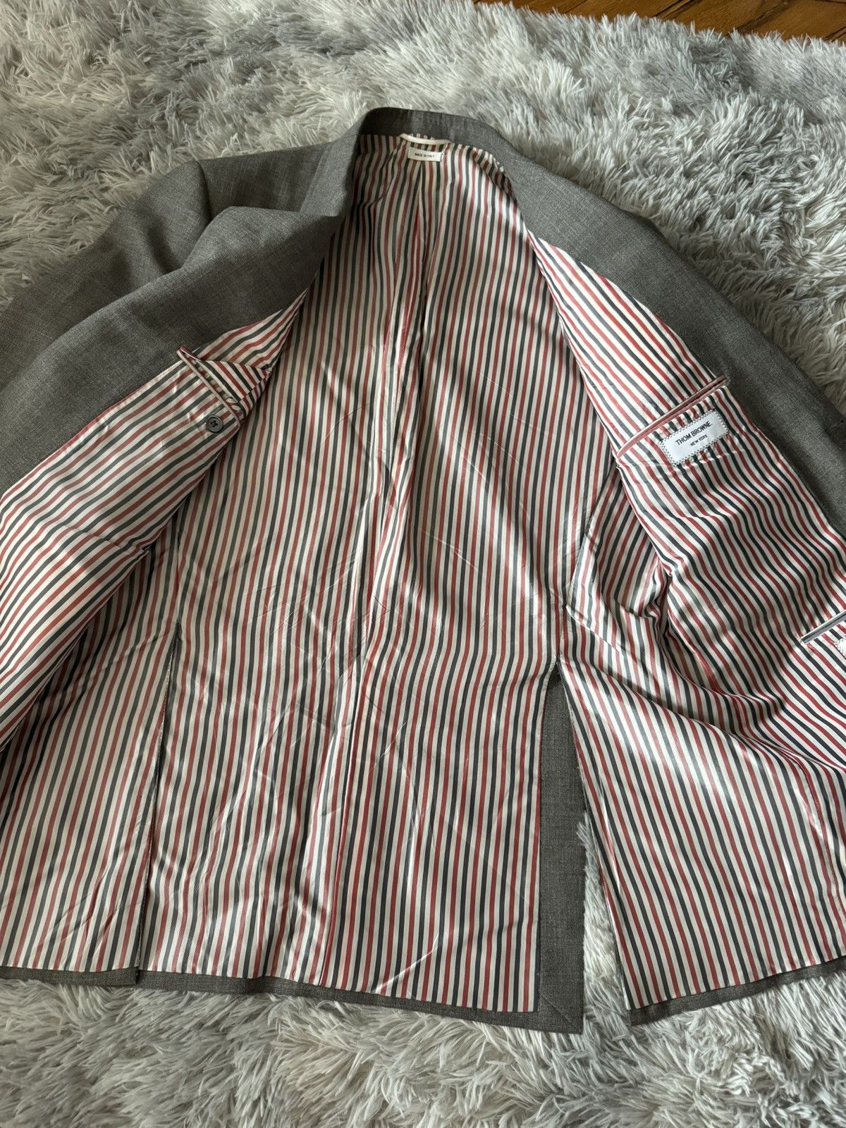 Thom Browne Signature grey blazer Size 42R - 3 Thumbnail