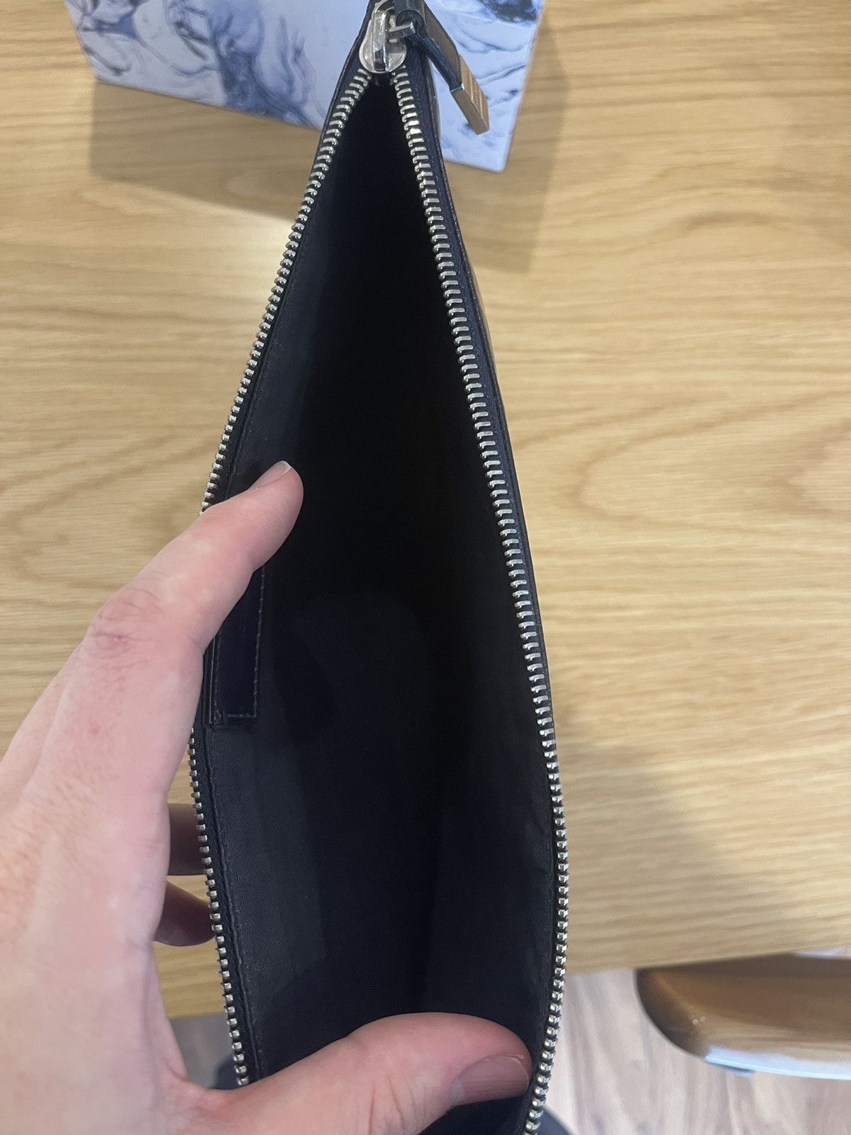 Dior × Kris Van Assche Dior Homme a4 document/ipad bag/wallet patent leather Size ONE SIZE - 6 Thumbnail