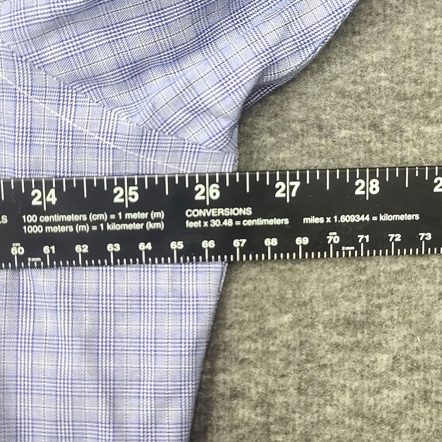 Brooks Brothers Brooks Brothers Regent Fit Shirt Mens 18 34 Blue Check Non Iron Supima Cotton Dress Shirt Button-Down Collar Mens 18 Big & Tall Regular Size US XXL / EU 58 / 5 - 7 Thumbnail