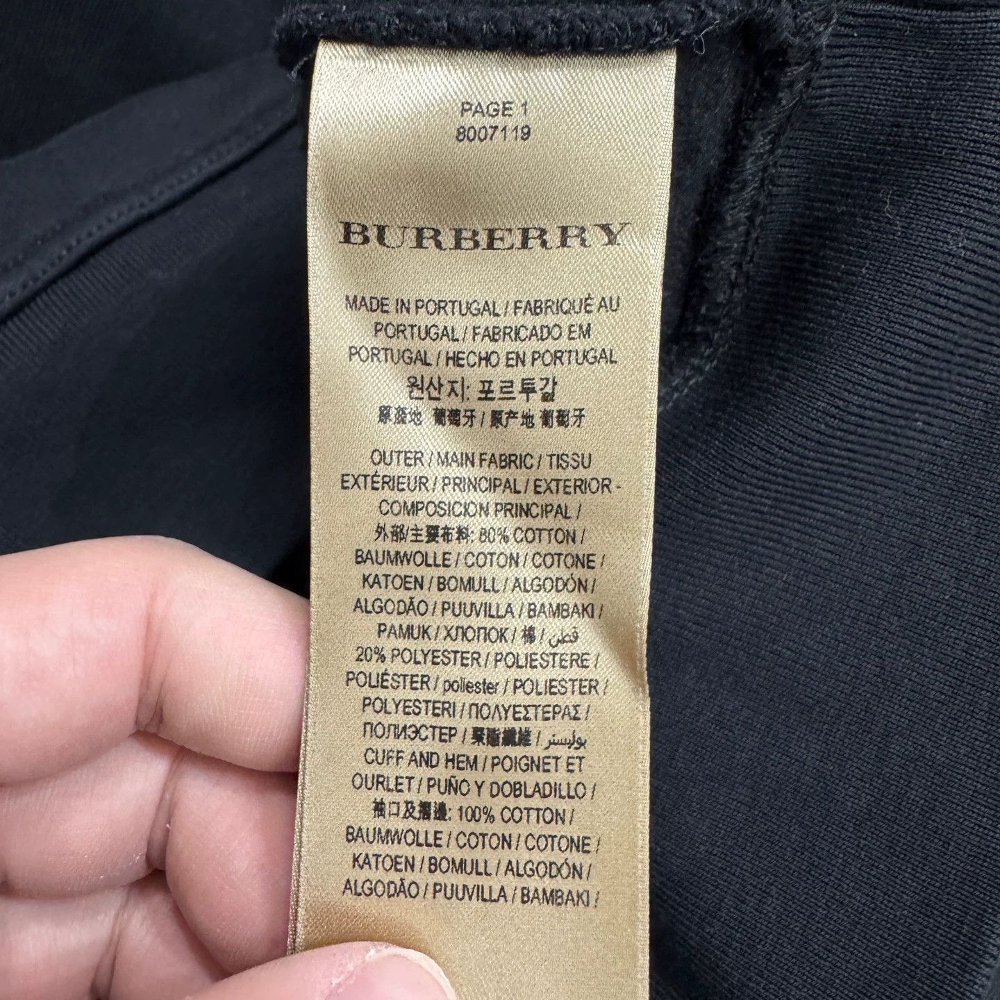 Burberry Burberry Embroidered Ltr Hoodie M White Cuffs 98N Size US M / EU 48-50 / 2 - 4 Thumbnail