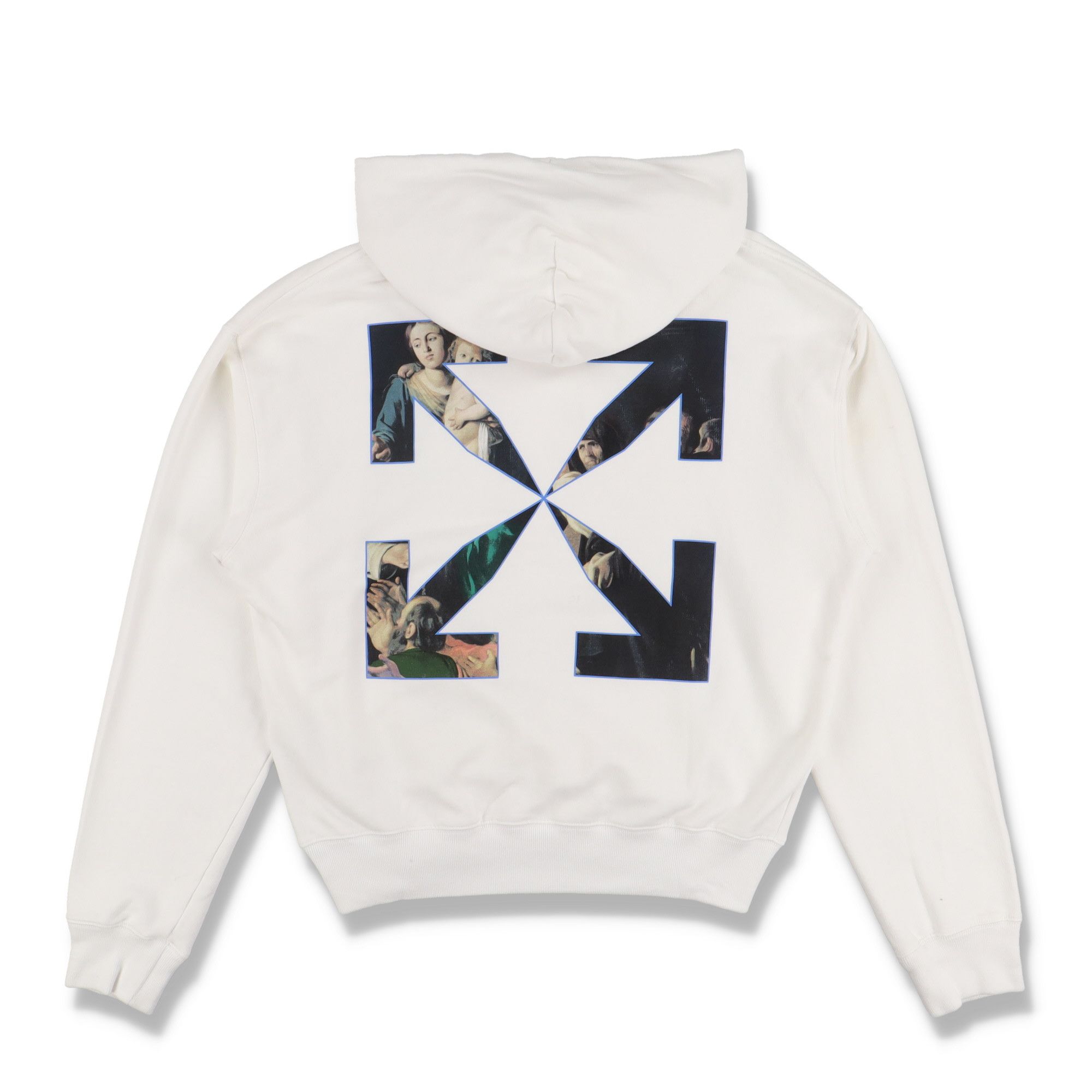 Off-White White Caravaggio Arrows Oversized Hoodie Size US XXS / EU 40 - 8 Thumbnail