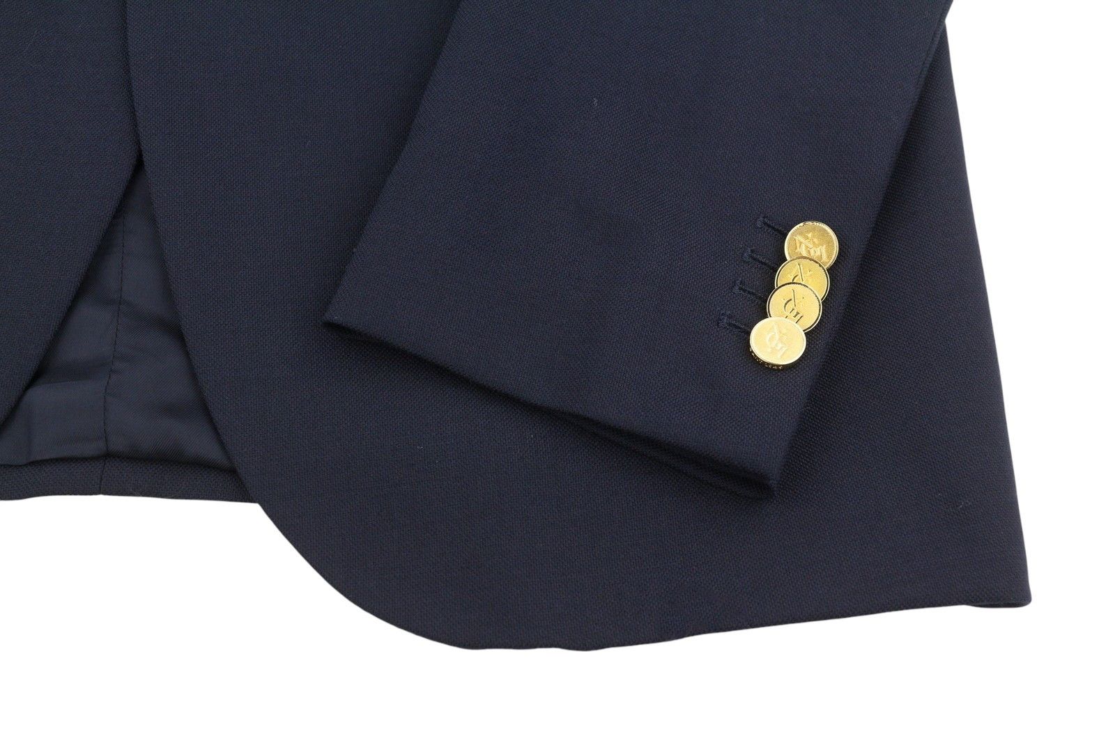 Gant CLUB EU48 Evening Blue Slim Wool Blend Blazer 87328 Size 38R - 7 Thumbnail