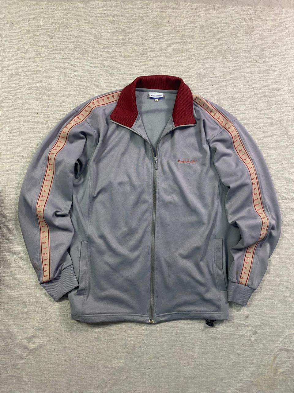 Reebok × Vintage Y2K Reebok Side Tape Track Top Size US L / EU 52-54 / 3 - 1 Thumbnail
