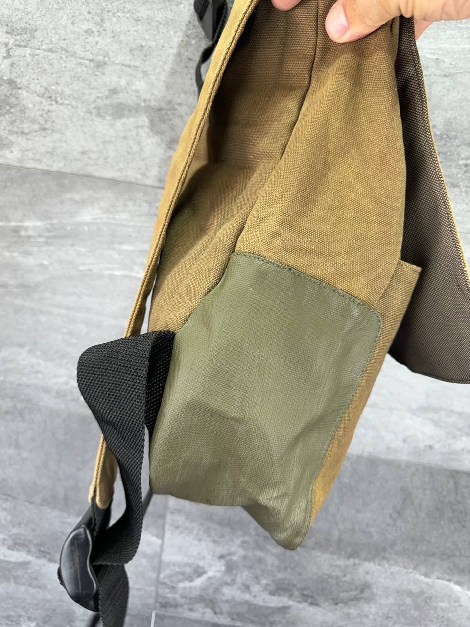 Calvin Klein Canvas Shoulder Backpack Calvin Klein Vintage Rare Y2K Drill Size ONE SIZE - 18 Thumbnail