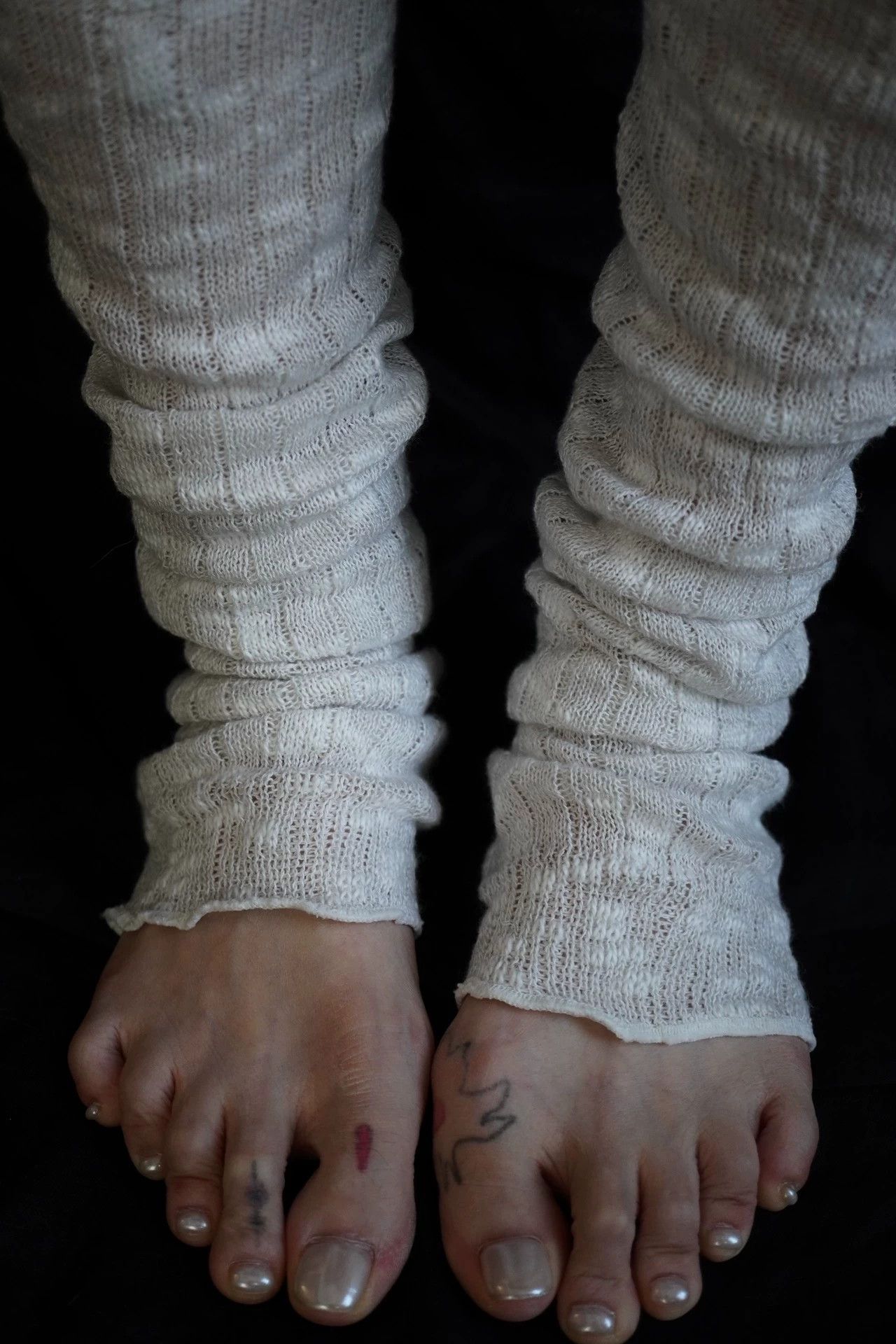 Other Japanese Handmade 100% Linen Arm Warmers/Socks Y2K Size ONE SIZE - 7 Thumbnail