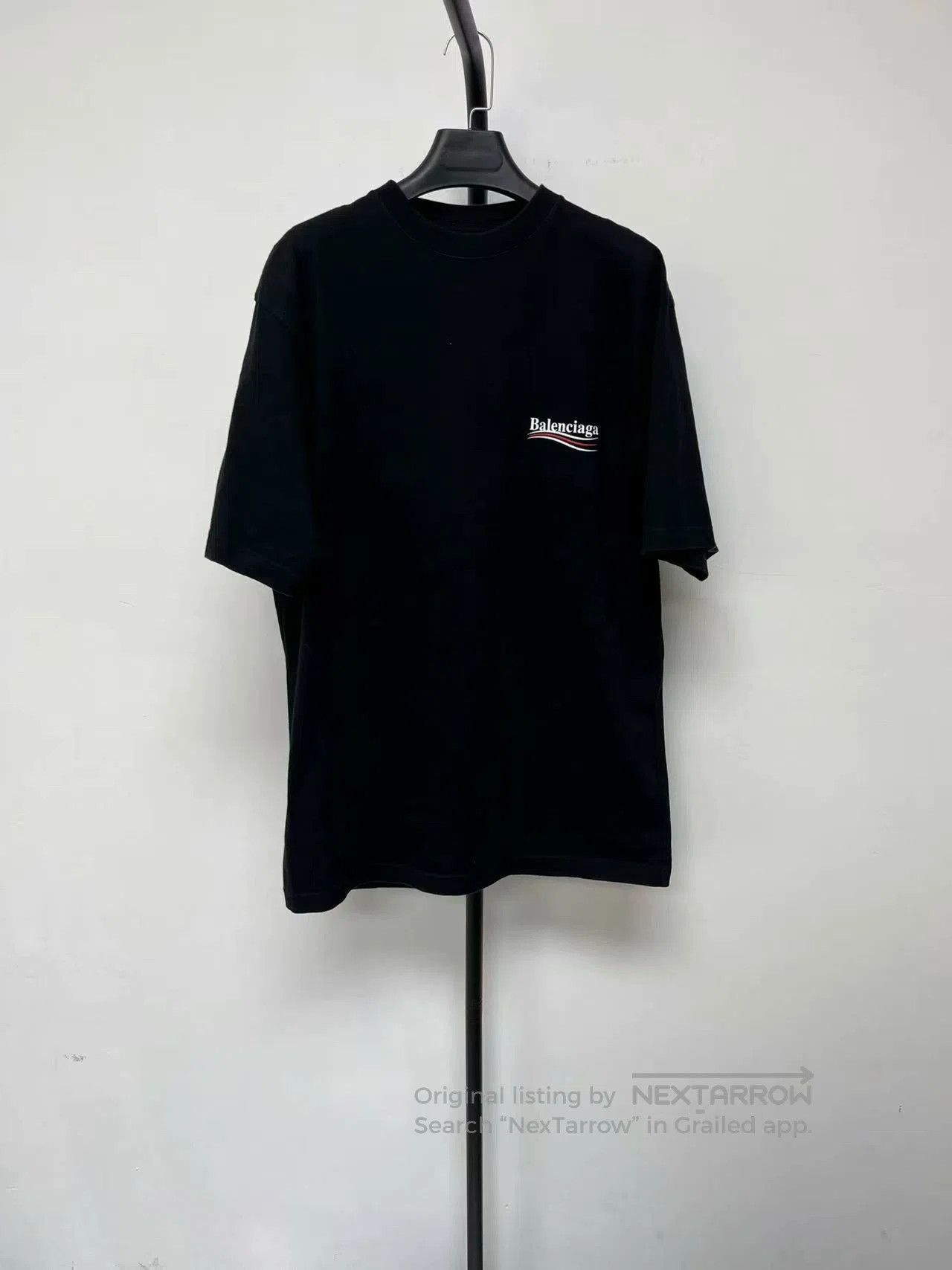 Balenciaga Balenciaga Men's Printed Oversized Crewneck T-Shirt. Size US XS / EU 42 / 0 - 1 Thumbnail