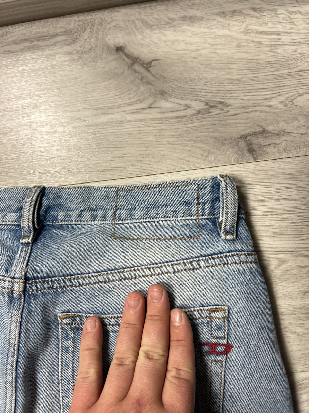 Diesel RARE Diesel Jeans With 3D Logo “D” Denim Pants Size US 30 / EU 46 - 16 Thumbnail