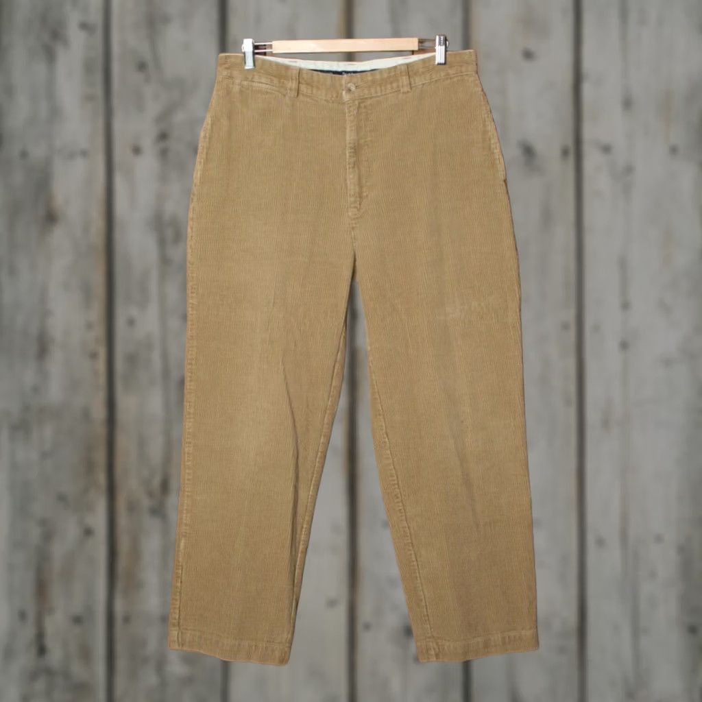 Polo Ralph Lauren POLO RALPH LAUREN Khaki Corduroy Pants Pants Corduroy Men 34x29 Tan 35x30 Cords Mulitple Details? Size US S / EU 44-46 / 1 - 1 Thumbnail