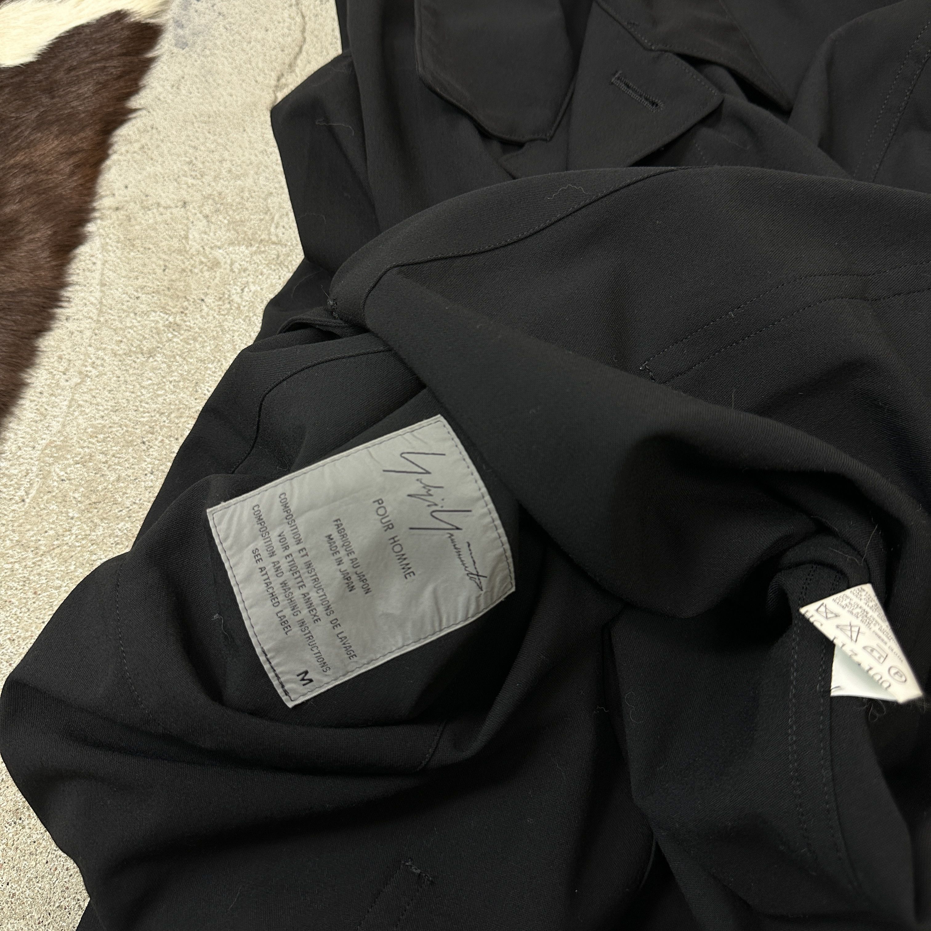 Yohji Yamamoto Vintage Avant-Garde Woolen Y’s Yohji Yamamoto Japanese Coat Size M / US 6-8 / IT 42-44 - 9 Thumbnail