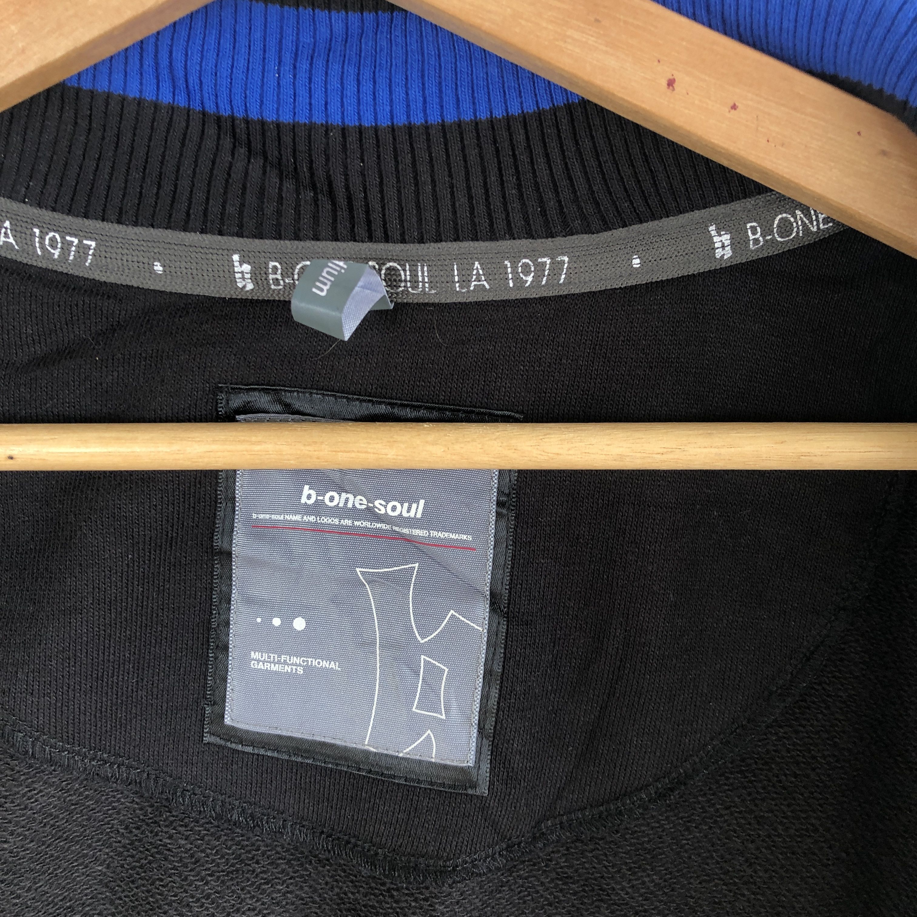 Japanese Brand × Vintage Vintage Japanese B One Soul Varsity Sweater Sweatshirt Size S / US 4 / IT 40 - 8 Thumbnail