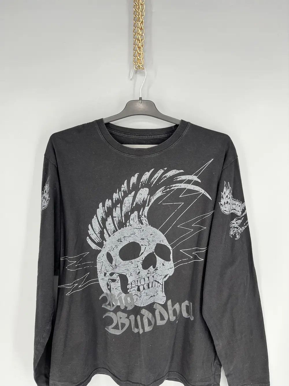 Band Tees Buddha Skulls Vintage Long Sleeve Shirt Size XL Size US XL / EU 56 / 4 - 7 Thumbnail