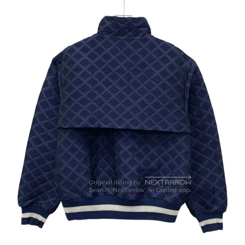 Chanel Chanel Dark blue diamond checkered stand-up collar zipper Size XS / US 0-2 / IT 36-38 - 2 Thumbnail