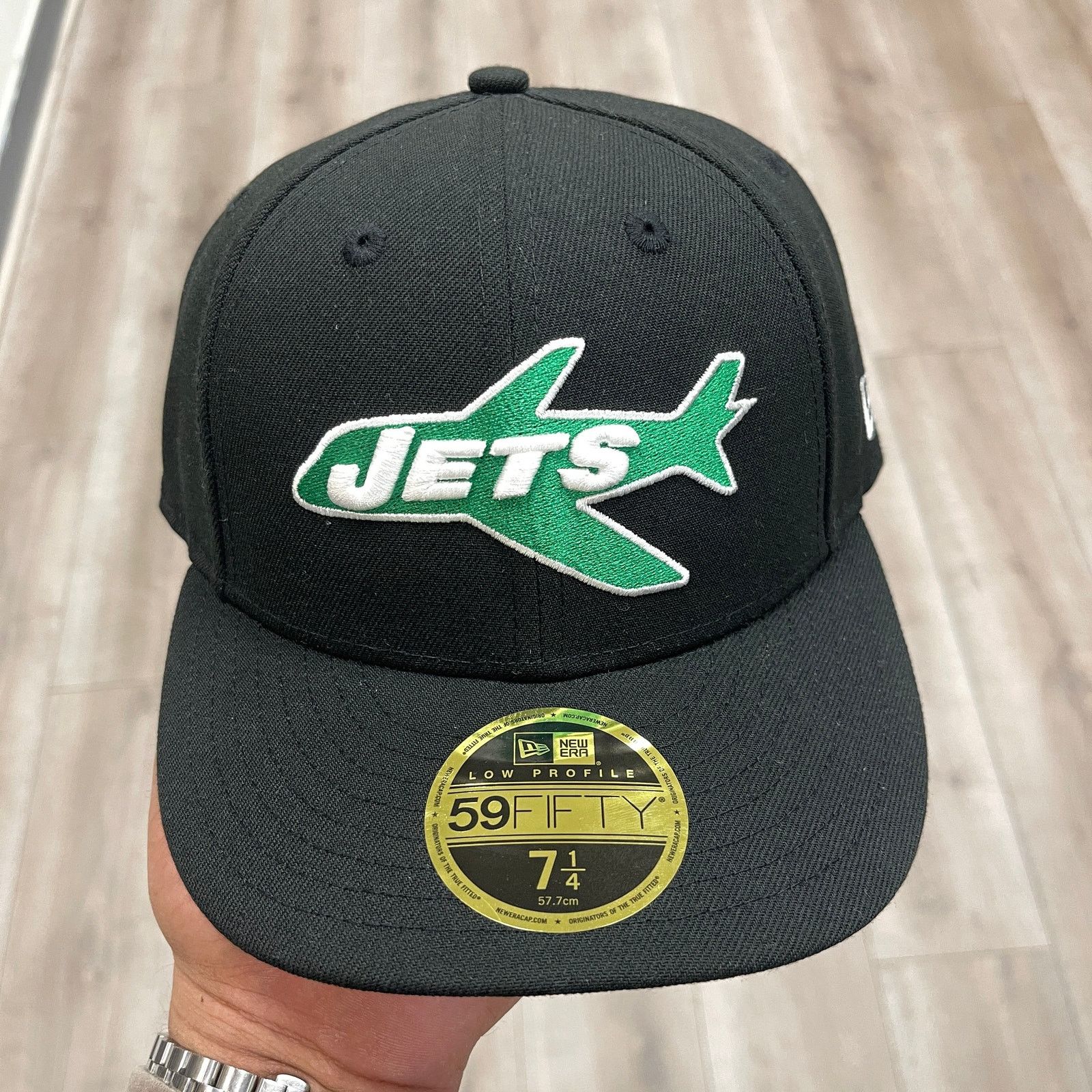 New Era ew Era Black New York Jets Omaha Throwback Low Hat 7 1/4 Size ONE SIZE - 2 Thumbnail