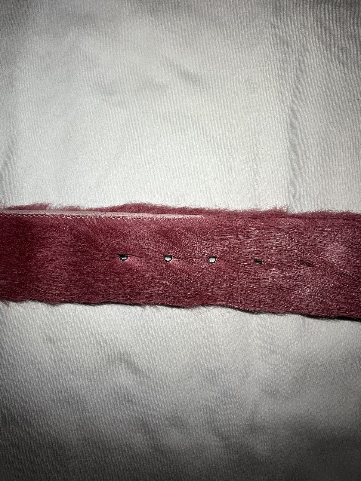 Prada Prada pink fur belt Size ONE SIZE - 4 Thumbnail