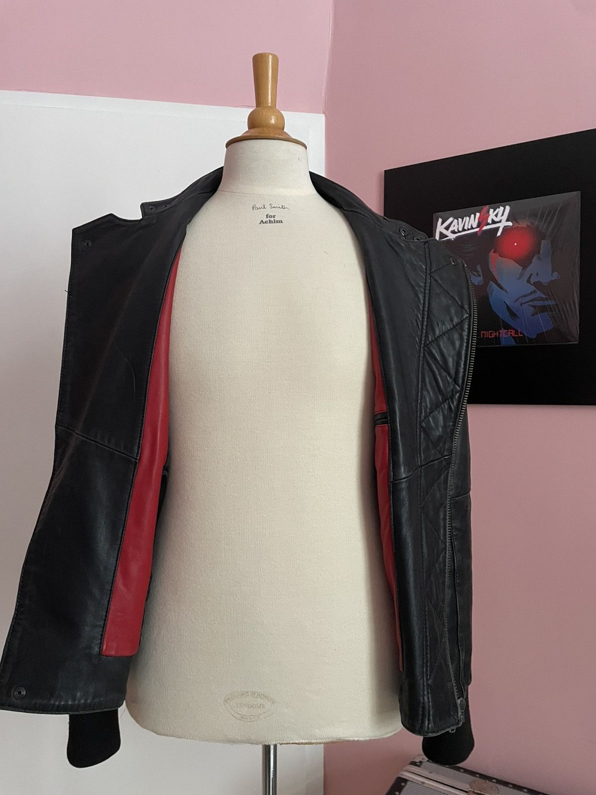 Kid Cudi × Surface To Air 2011 Surface to Air x Kid Cudi Mr. Rager Fire Leather Jacket Size US L / EU 52-54 / 3 - 9 Thumbnail