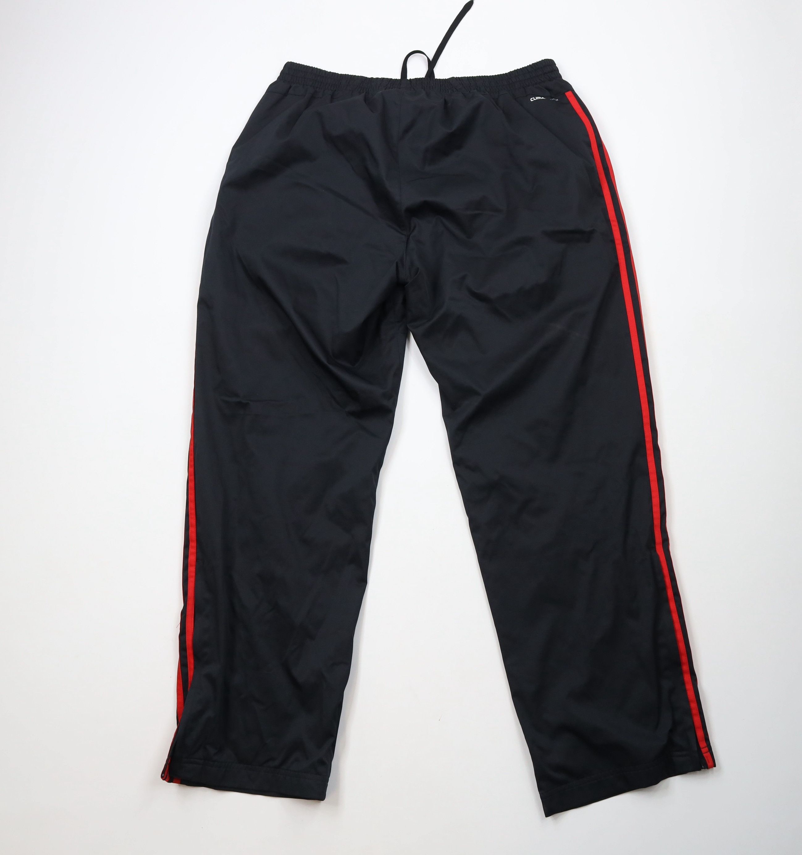 Adidas Vintage Y2K Adidas Lined Wide Leg Windbreaker Pants Black Size US 40 / EU 56 - 9 Thumbnail