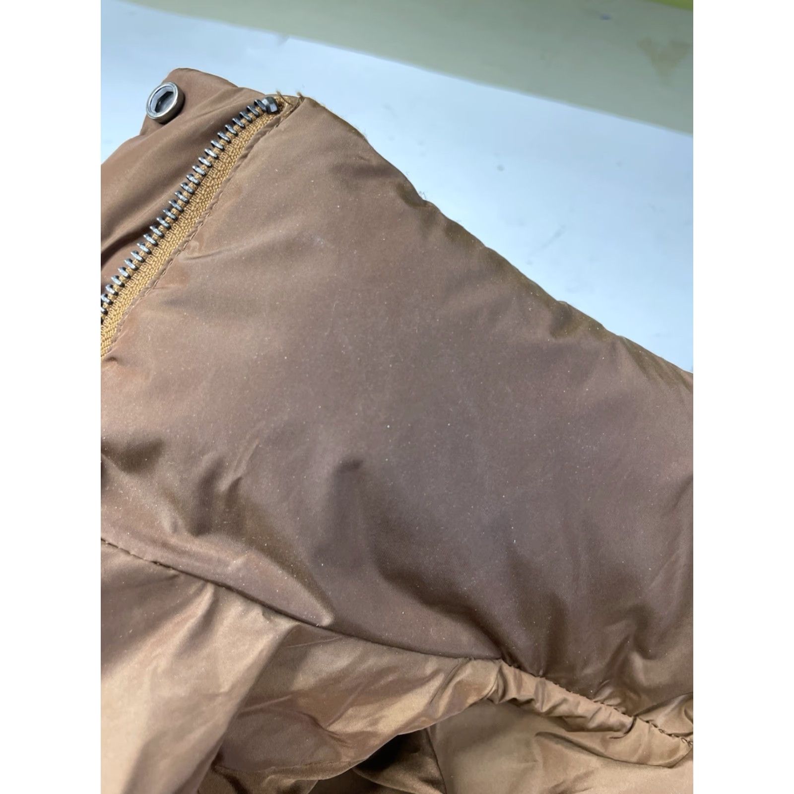 Vintage VINTAGE Jenni Kayne Puffer Jacket Women XS Full Zip Mock Neck Brown Down Polyester Slim? Size XS / US 0-2 / IT 36-38 - 7 Thumbnail