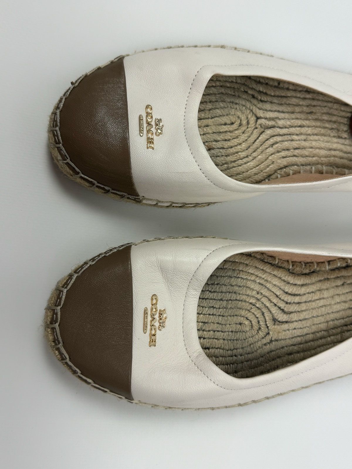 Coach Coach Leather Espadrilles Shoes Size 7.5 Size US 7.5 / IT 37.5 - 3 Thumbnail
