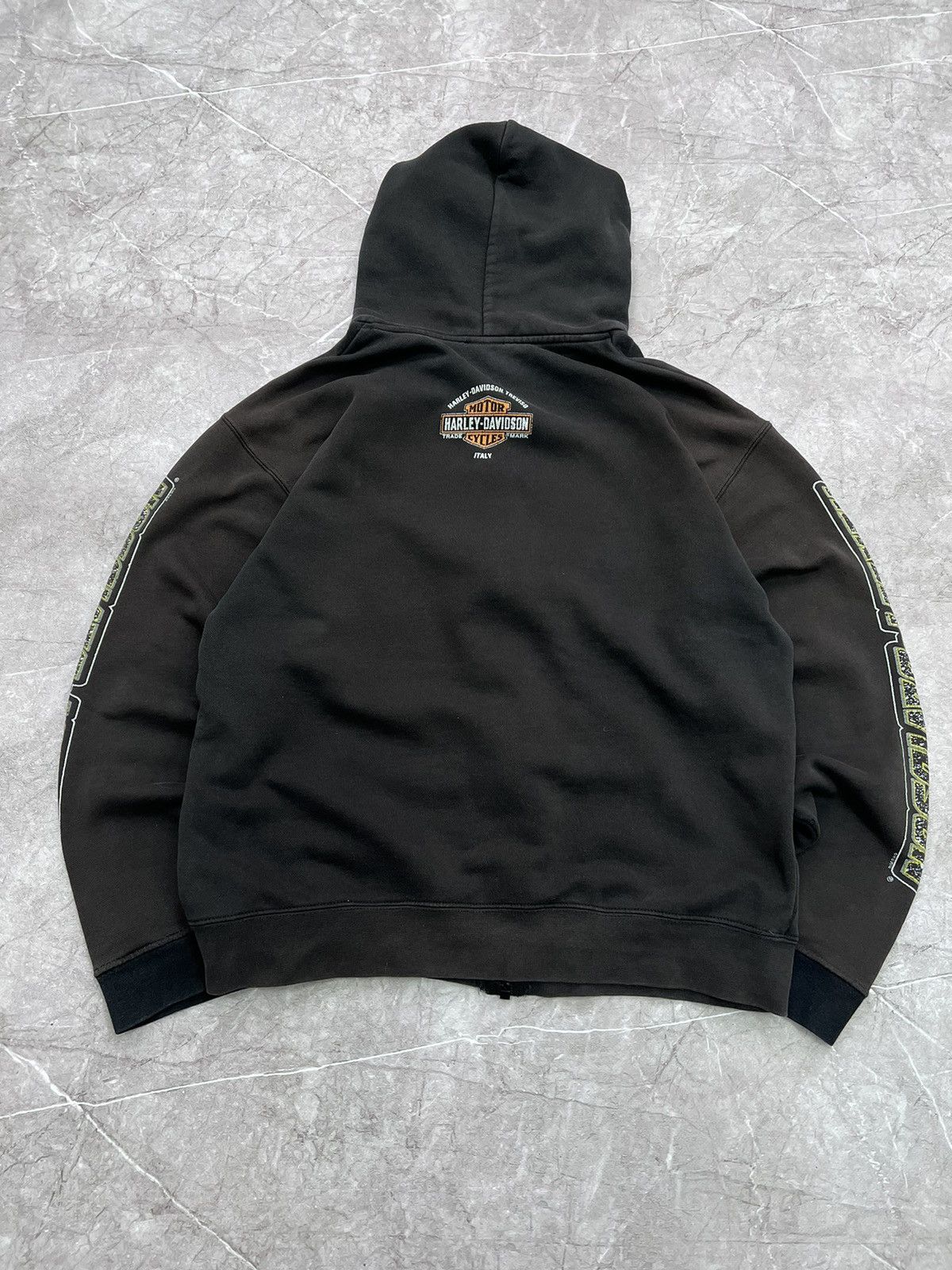 トップス 90s vintage Harley Davidson snap hoodie 90s vintage Harley Davidson snap hoodie